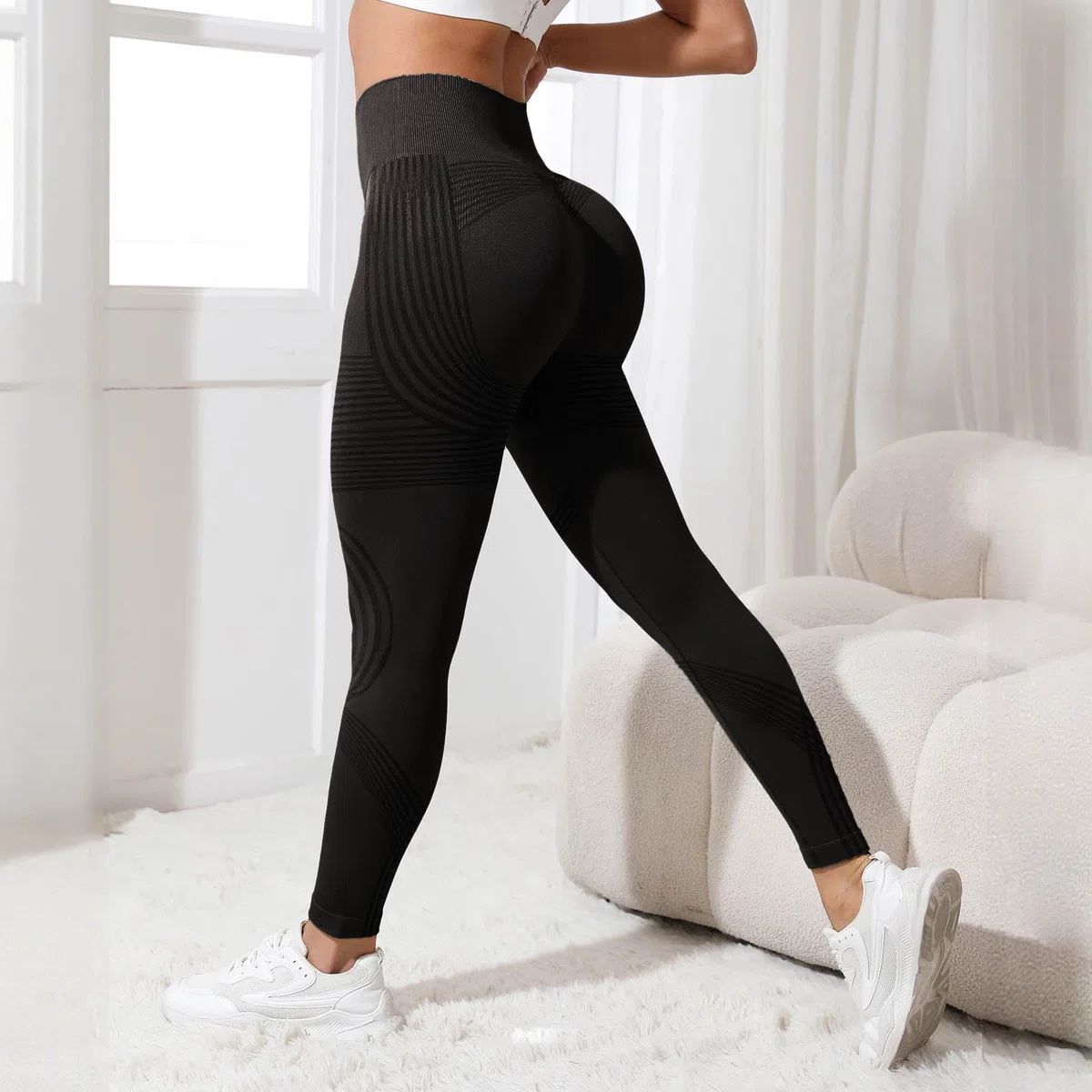 Leggins Fittabella 3D Anticellulite Donna Fitta Bella Leggings Cellulite Solenao Leggins Compressione Graduata Lipedema Leggings Sportivi Push Up Vita Alta Senza Cuciture Pantaloni Yoga e Fitness