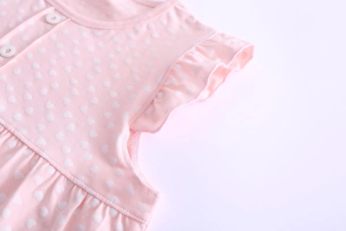 Cuore a Pois Camicie da Notte Bambine e Ragazze Cotone Pigiami e Vestaglie per 3-12 Anni