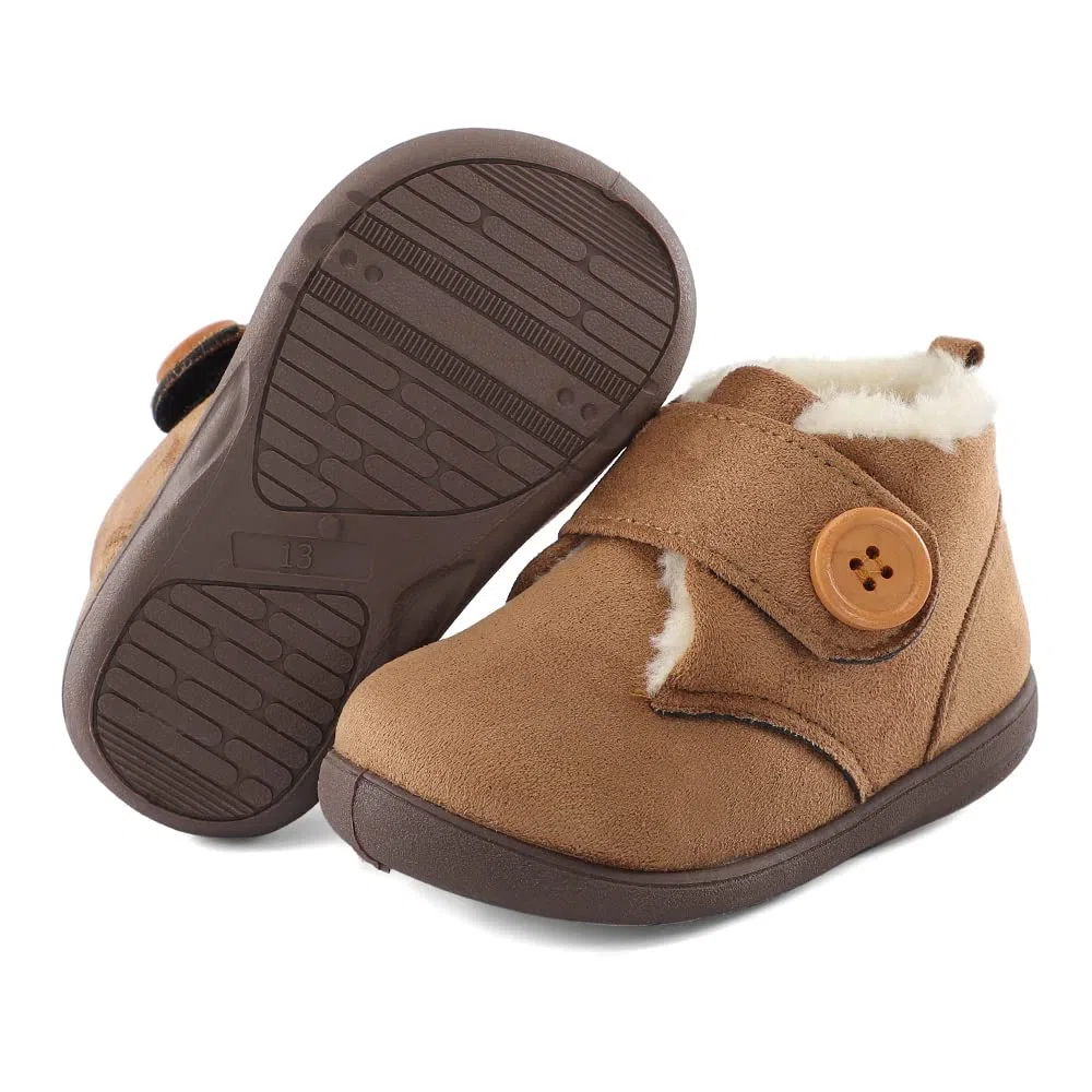 MK MATT KEELY Scarpe Invernali da Bimbo Caldi Stivaletti Neonato in Peluche Unisex-Bambini 1-4 Anni