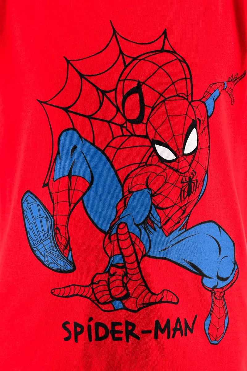 Marvel Avengers e Spider-Man Beach Set Bambino – Completo Estivo T-Shirt e Pantaloncino in Cotone – Abbigliamento Mare Piscina Bambini 3-10 Anni Supereroi