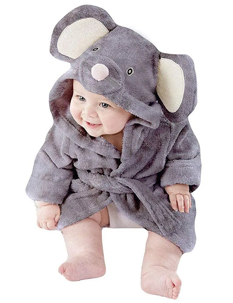 TEDD Ragazzi Accappatoio Bambini Ragazze Vestaglie con Cappuccio Bambino Morbido Pigiami degli Indumenti da Notte Per Ragazzo 1-6 Anni