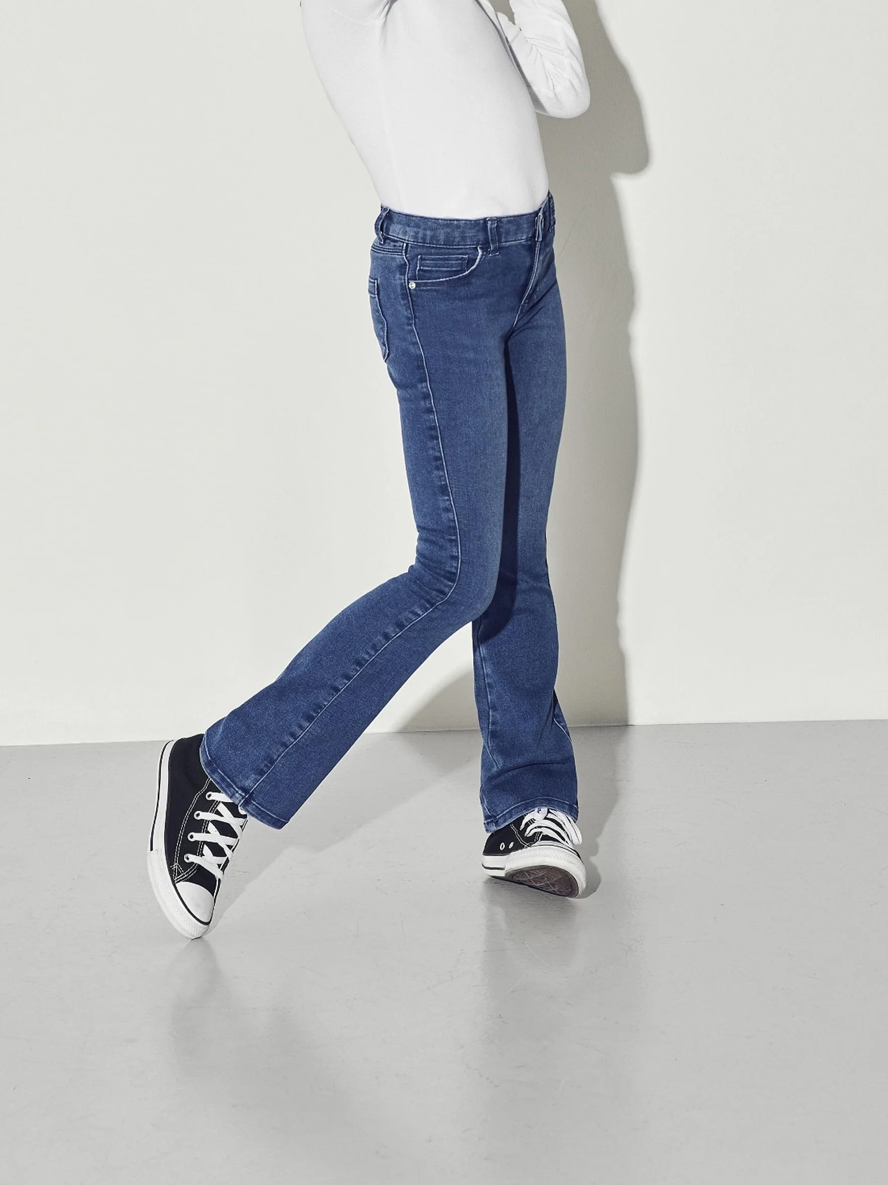 ONLY Onllola HW Flared Pim Jeans Donna