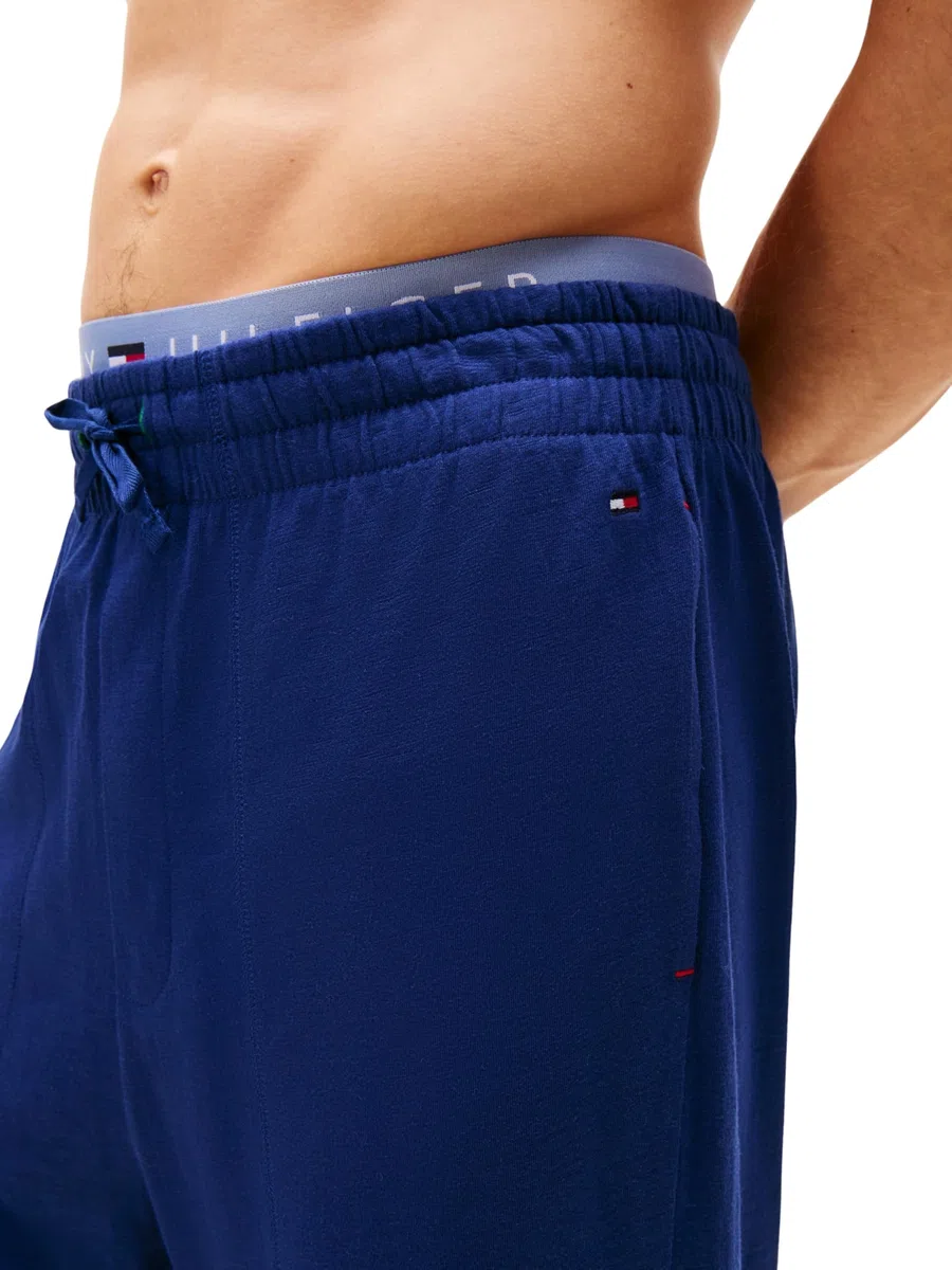 Tommy Hilfiger Uomo Pantaloni Pigiama Jersey Pj Pant Pantalone Lounge