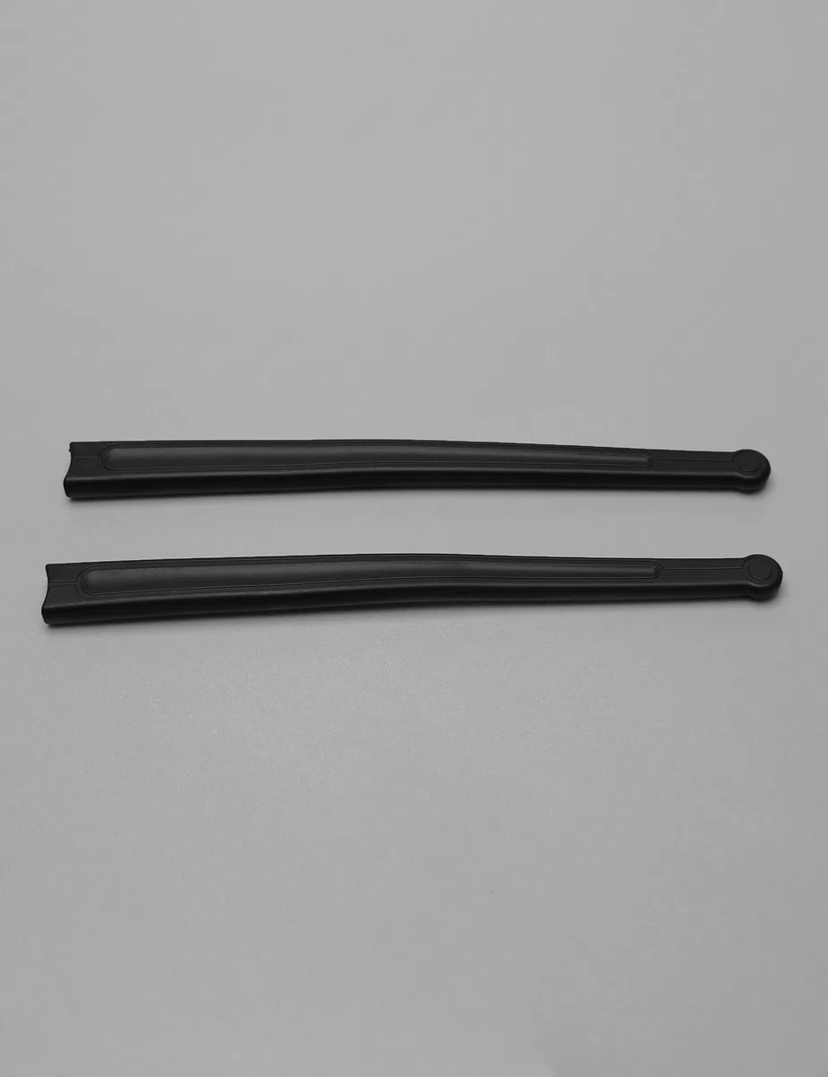 2 paia di calzini per occhiali da sole in morbido silicone per Oakley Marshal MNP OX8091, antiscivolo, comodi da indossare, kit di ricambio, colore nero