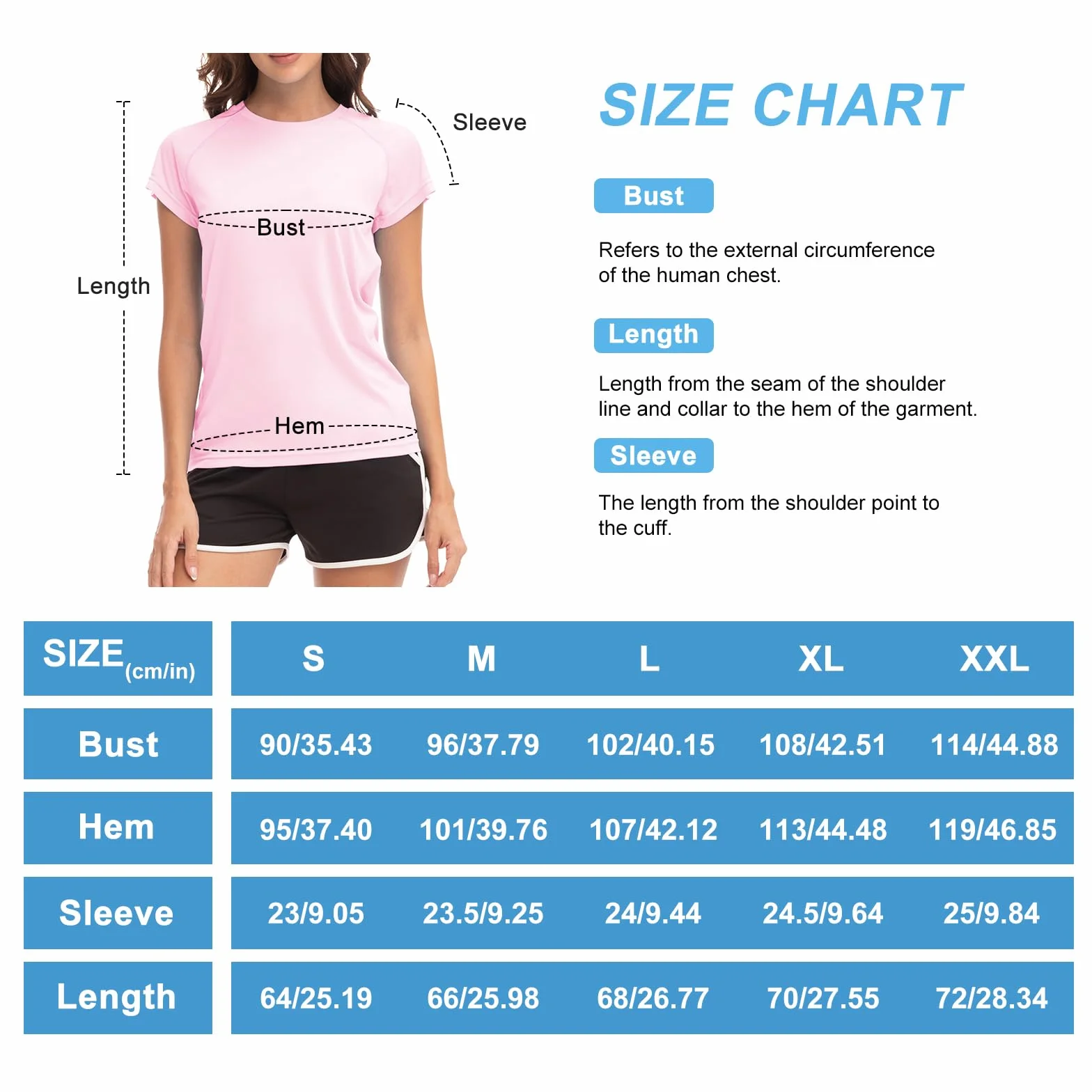 MEETWEE Camicie da Donna T-Shirt a Maniche Corte Atletico Casual Top Quick Dry UPF 50+ Corsa Nuoto Surf Allenamento Yoga Sun Tee Shirt