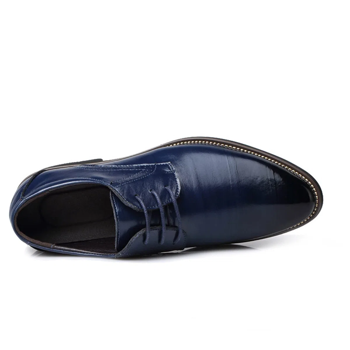 Scarpe in pelle, da uomo, leggere, eleganti, da sposa, classiche, Oxford, larghe, in pelle, per attività tradizionali, a