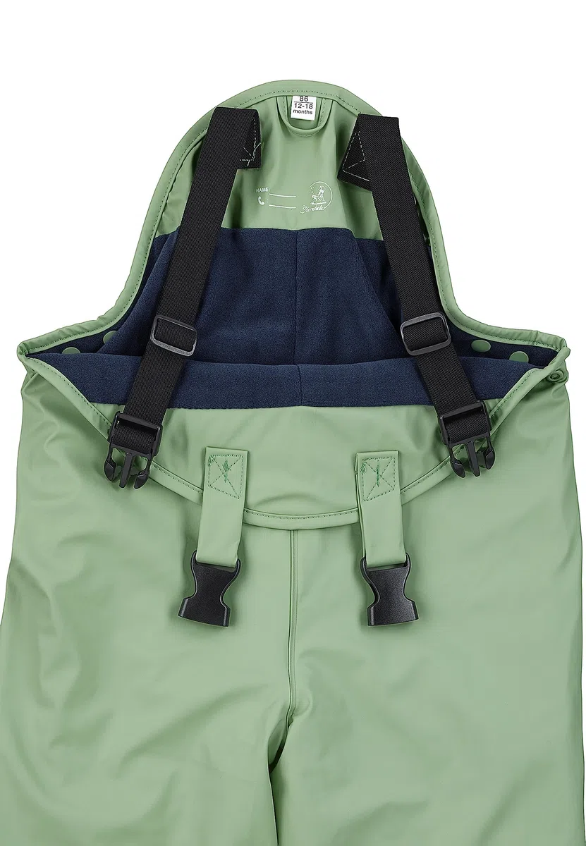Sterntaler - Pantaloni con Bretelle Impermeabili Foderati, Pantaloni con Bretelle Impermeabili Foderati Bambini e Ragazzi