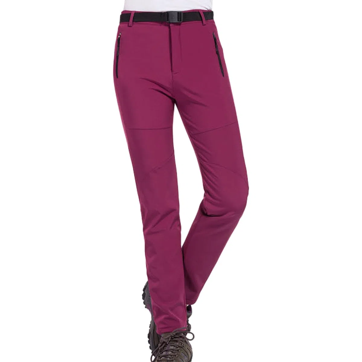 Sunnyuk Pantaloni Neve Donna Salopette Montagna da Neve Pantalone Sci Impermeabile Tuta Termici Invernale Pantaloni Elasticizzati Snowboard Taglie Forti Curvy