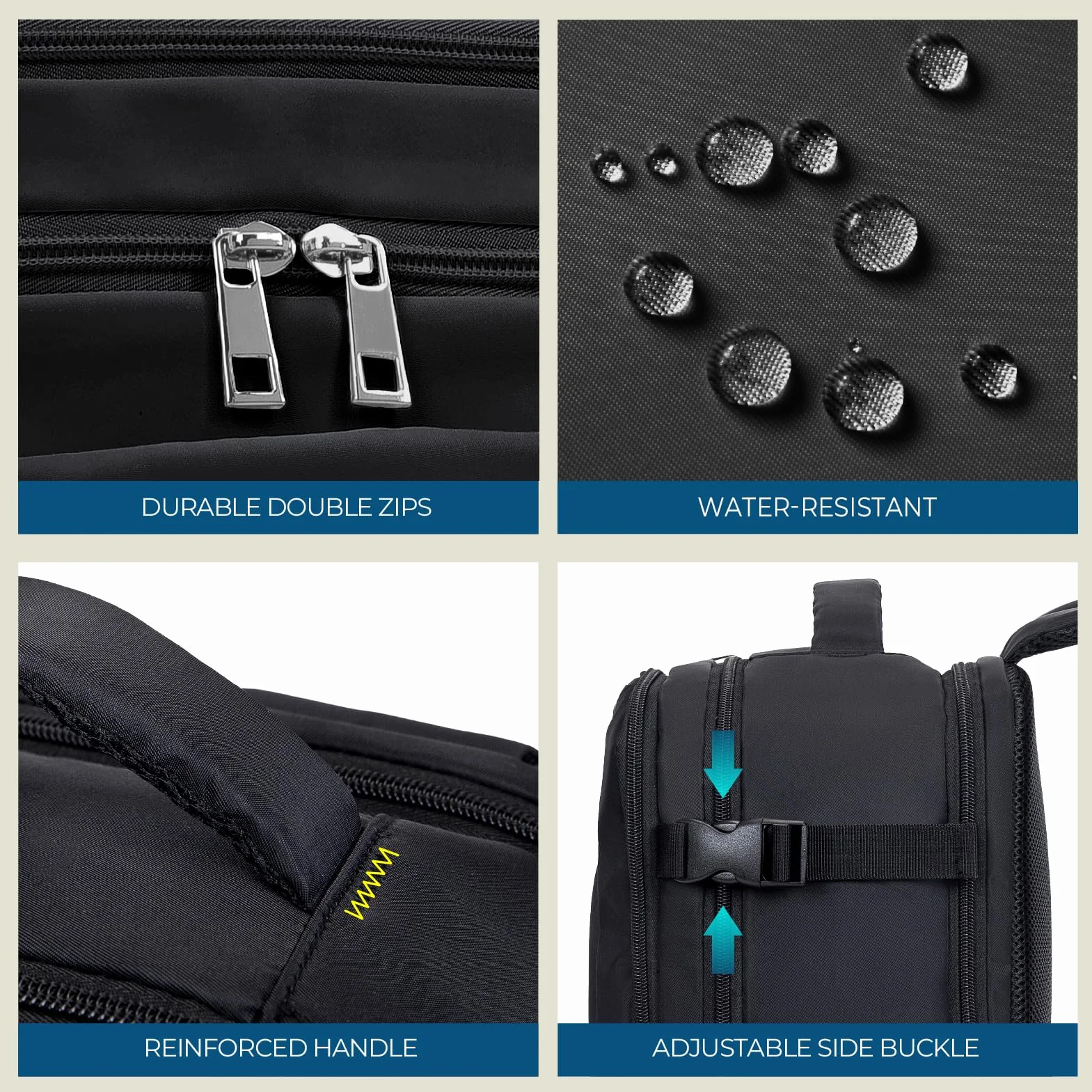 Lossga Zaino 40x30x20 per Ryanair Zaino da Viaggio Aereo Bagaglio a Mano Borsa da Cabina Borse Valigia Zaini Casual Unisex Laptop Daypack per Easyjet Vueling Wizz Air Eurowings