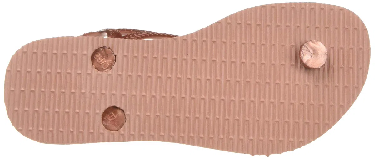 Havaianas - Kids Flores, Infradito, Comode, Resistenti E Divertenti, Suola Con Stampa Floreale, Cinghie Metalliche E Suola Antiscivolo, Bambine e ragazze