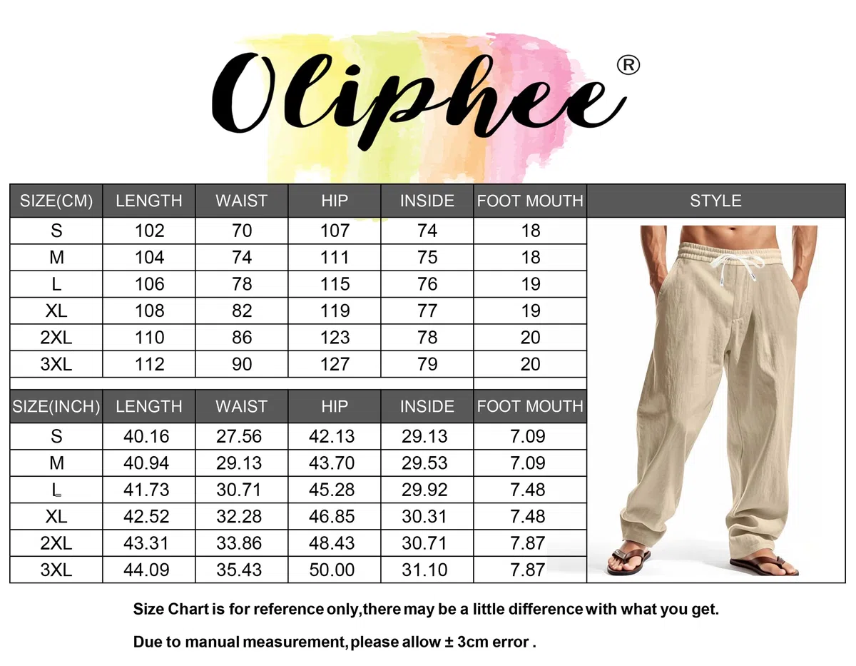 Pantaloni Lino Uomo Estivi Lunghi con Tasche e Coulisse Casual Pantaloni Uomo Leggeri Larghi Comodo con Elastico in Vita Loose Fit Pantalone Yoga Spiaggia