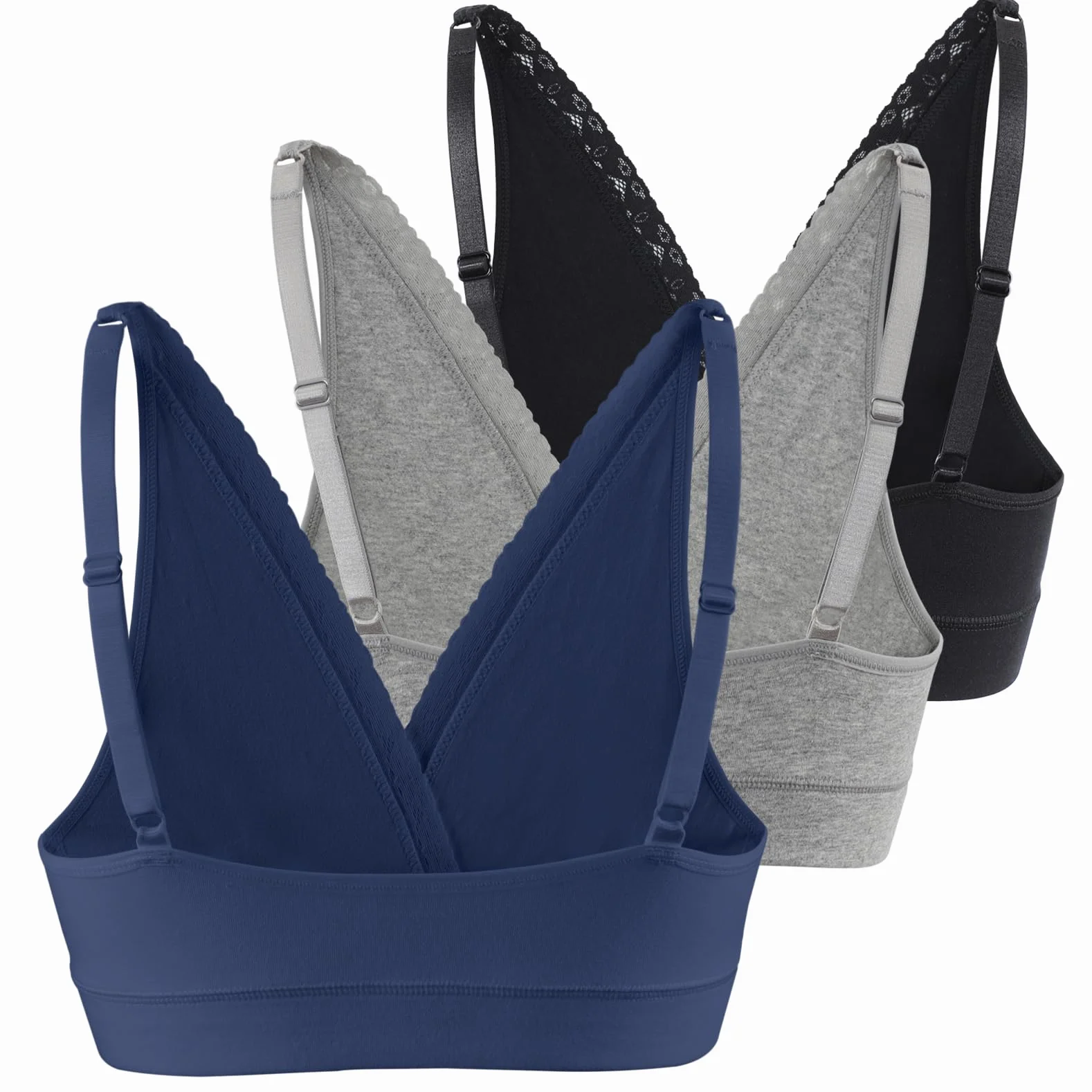 COLOMI Reggiseno Premaman Allattamento Reggiseno per L'Allattamento Reggiseno per Dormire maternità Cotone Reggiseno