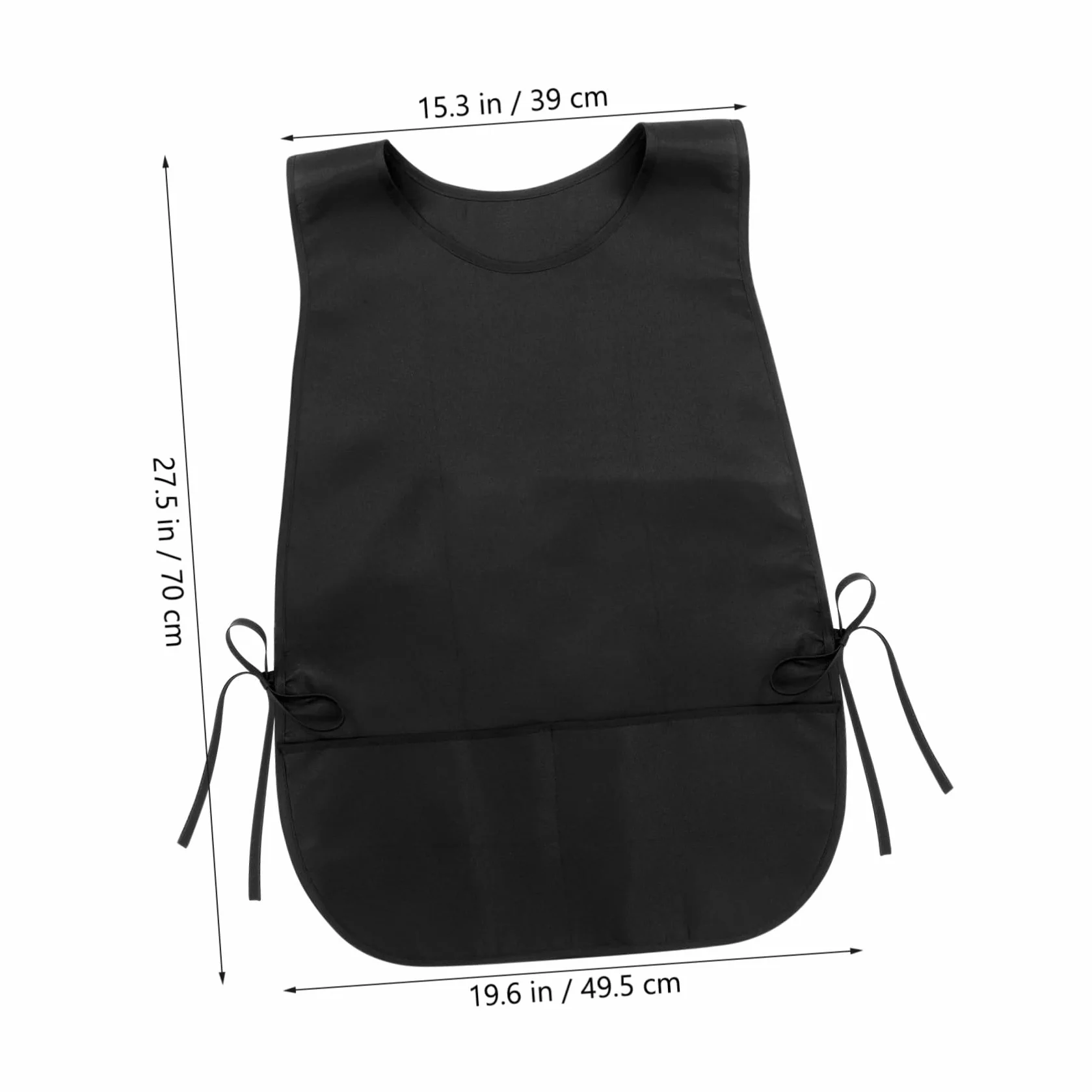 KOMBIUDA Grembiule e antimacchia per parrucchieri senza maniche, resistente e facile da lavare per stilisti e lavori professionali