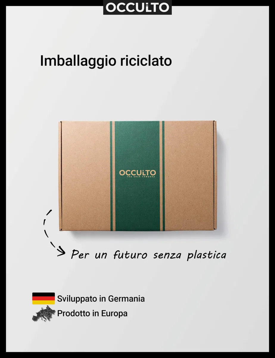 Occulto Calze Spugna Uomo Pacco da 6 (modello: Roger)