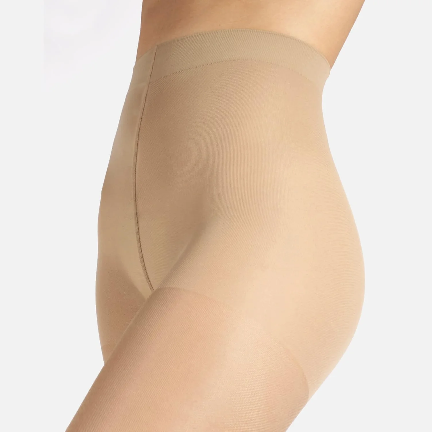 CALZITALY Collant Compressione Graduata Forte Medicali a Punta Aperta 15-21 mm/Hg, Calze Mediche Velate senza Punta, S, M, L, XL | 140 DEN | Made in Italy