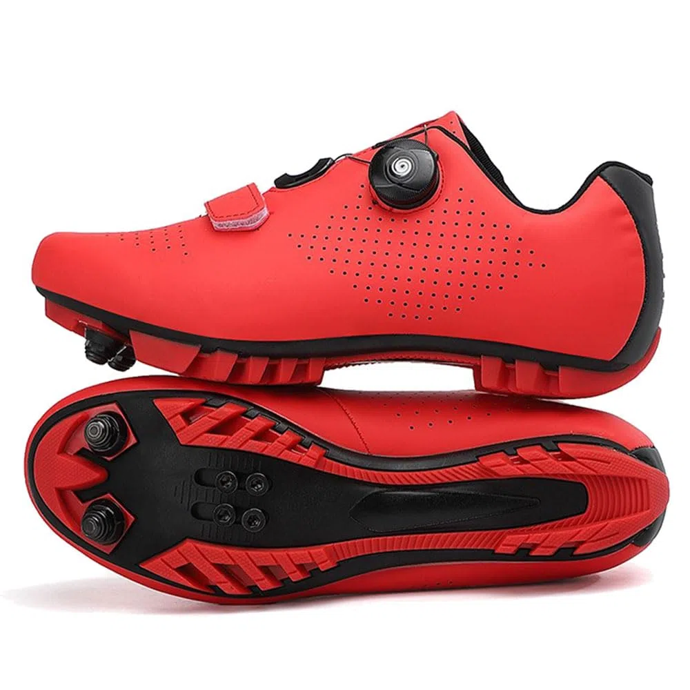Scarpe MTB Uomo Donna Scarpe Ciclismo Unisex, Traspiranti Scarpe da Equitazione Scarpe MTB Road SPD Scarpe Ciclismo Strada con Blocco Pedale Scarpe da Ciclismo da Bici 36-47 EU