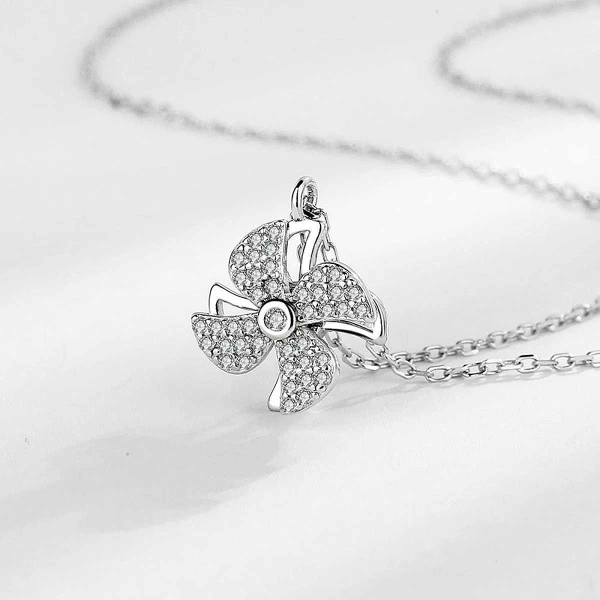 Collana Uomo Donna Gioielli Ciondolo Pendente Necklace Collana Rotante Mulino A Vento
