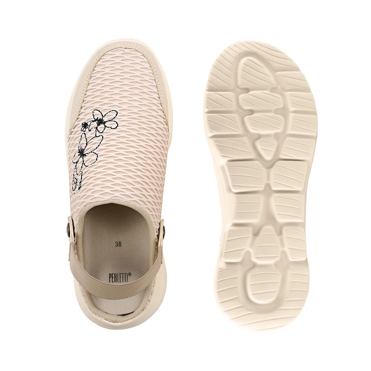 PERLETTI Ciabatte Sneakers Donna Slip On Ultra Leggere - Pantofole Comode con Rete Quattro Stagioni - Sandali Comfort Interno Esterno Traspiranti con Suola Rialzata Antiscivolo