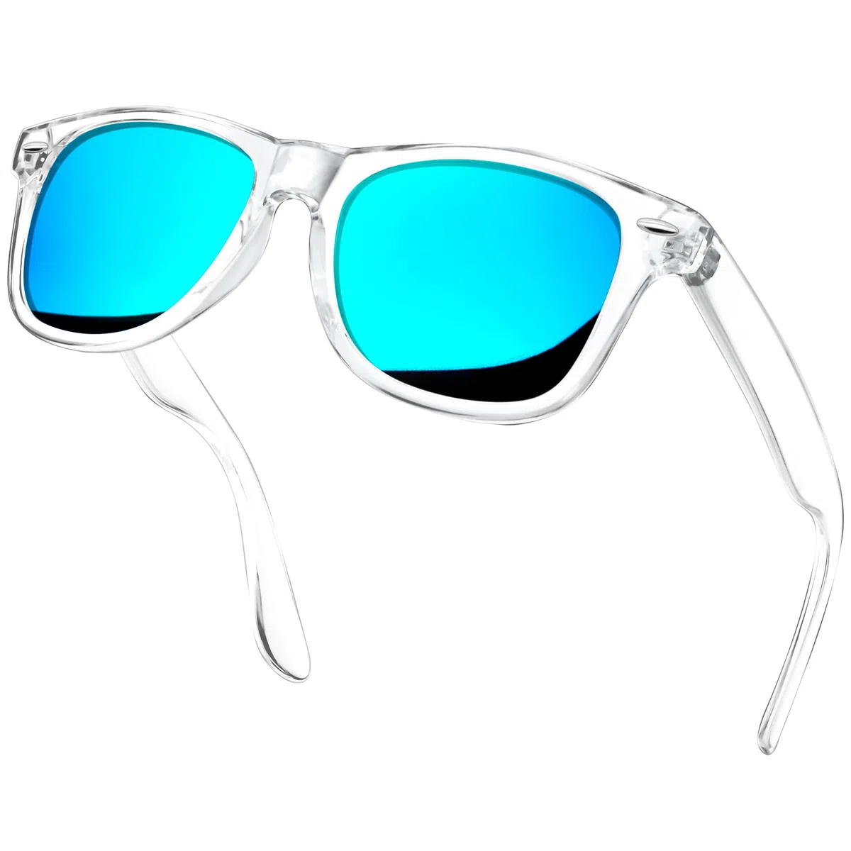 KANASTAL Occhiali da Sole da Uomo Donna Polarizzati Protezione UV400 Quadrati Vintage Retrò Classici Sunglasses Men Women per Spiaggia Pesca Guida Viaggio