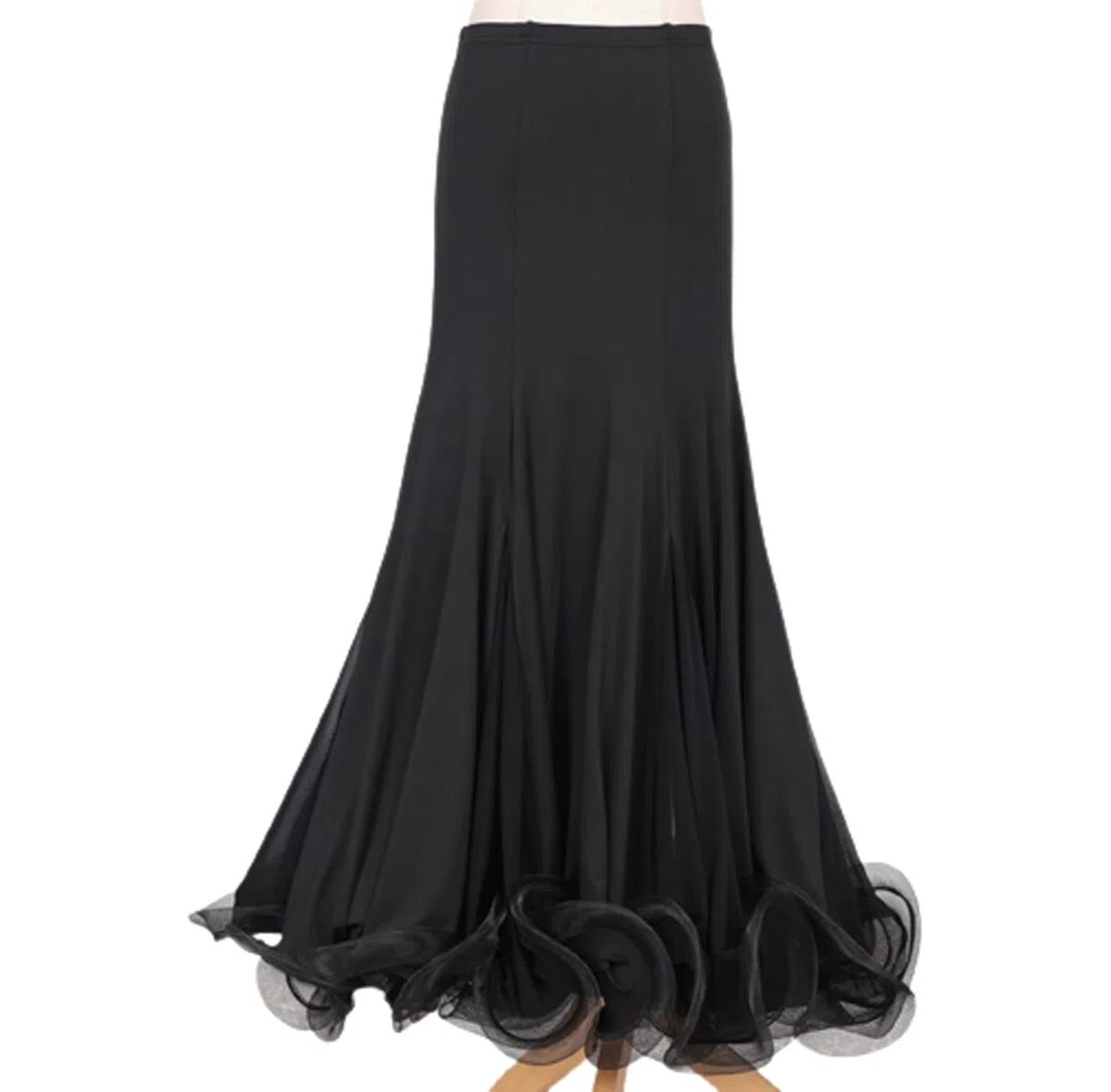 EFLAL Gonna da Ballo da Sala da Donna Altalena Lunga Concorso di Valzer Standard Moderno Abito da Ballo Danza del Ventre Gonne oscillanti da Tango Latino