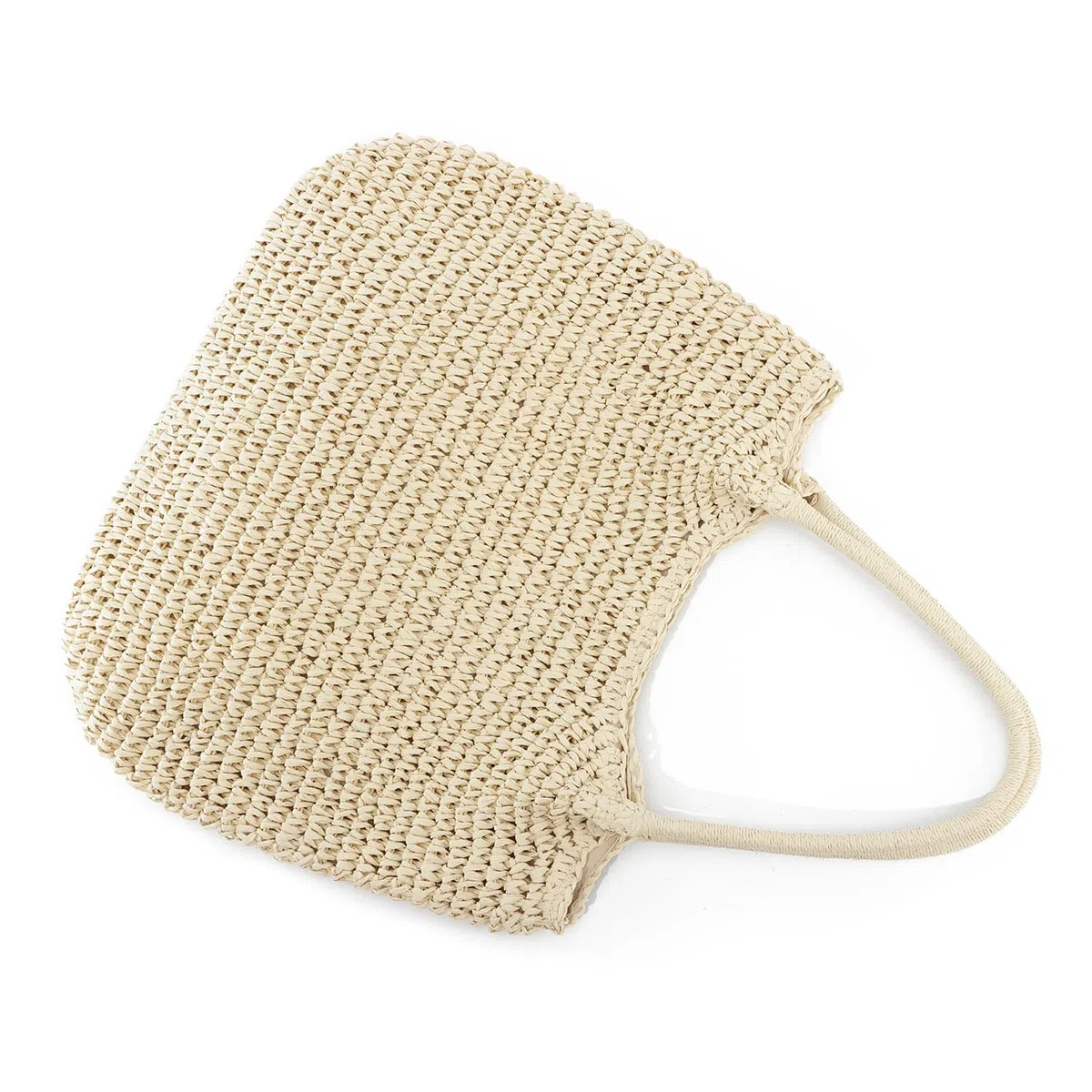 SUKUTU Grande borsa di paglia intrecciata da spiaggia Borsa estiva da donna Borsa a tracolla da donna
