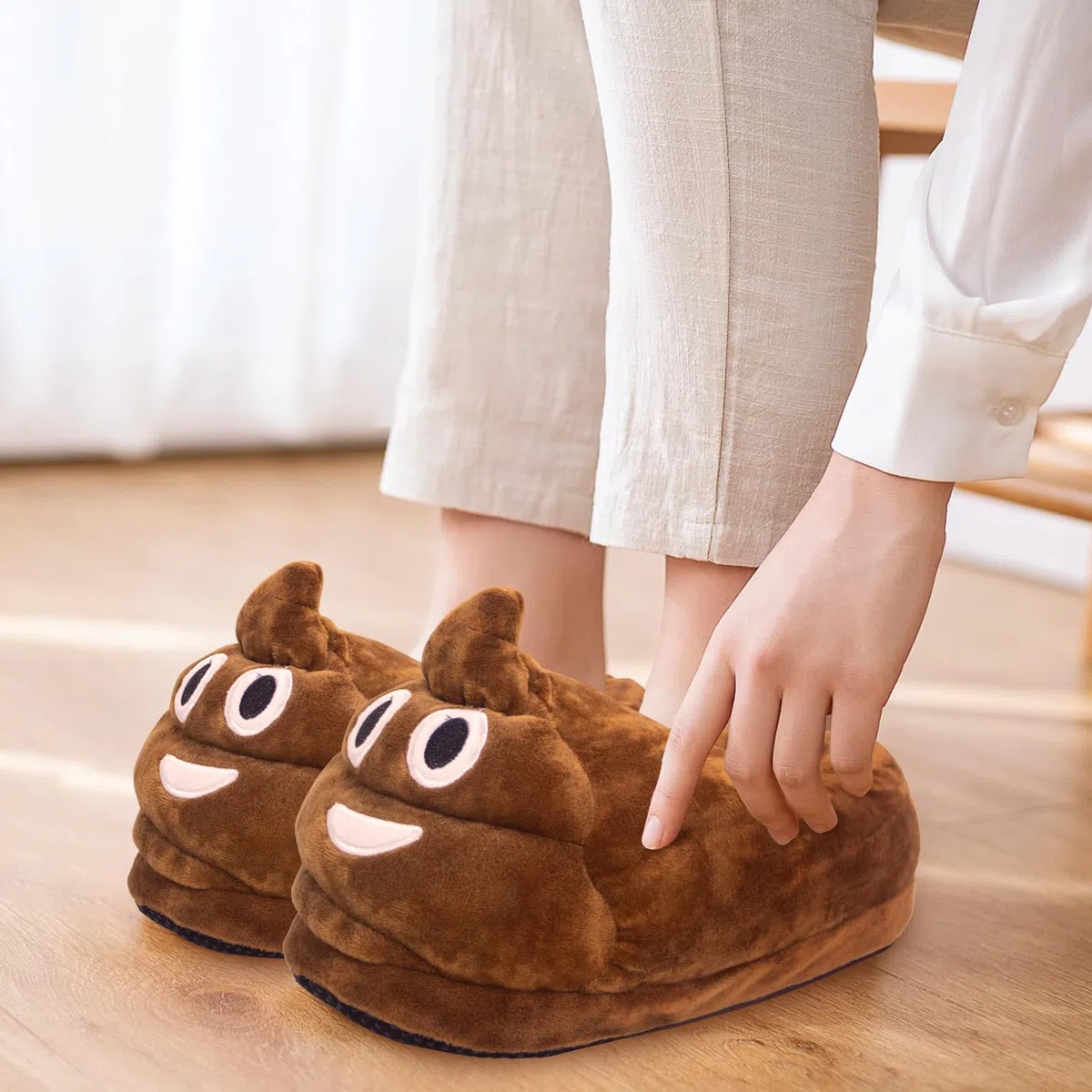Dracarys Pantofola Interna Calda Invernale - Peluche Soft Peluche Funny Cartoon Pantofole - per Adulti Bambini Adolescenti Caldo Home Slipper-36-41EU