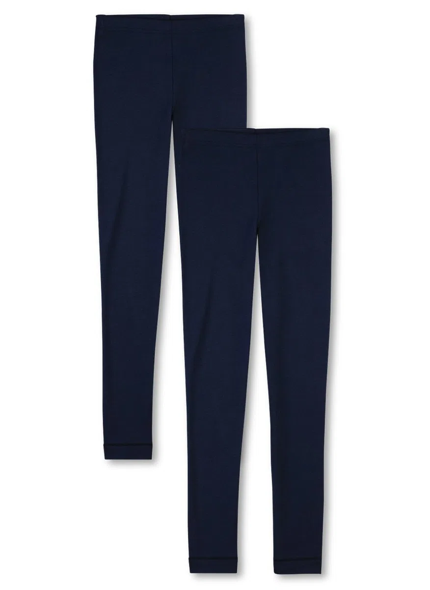 Sanetta - Pantalone-calzamaglia unisex in 100% cotone biologico, confezione da 2 pezzi