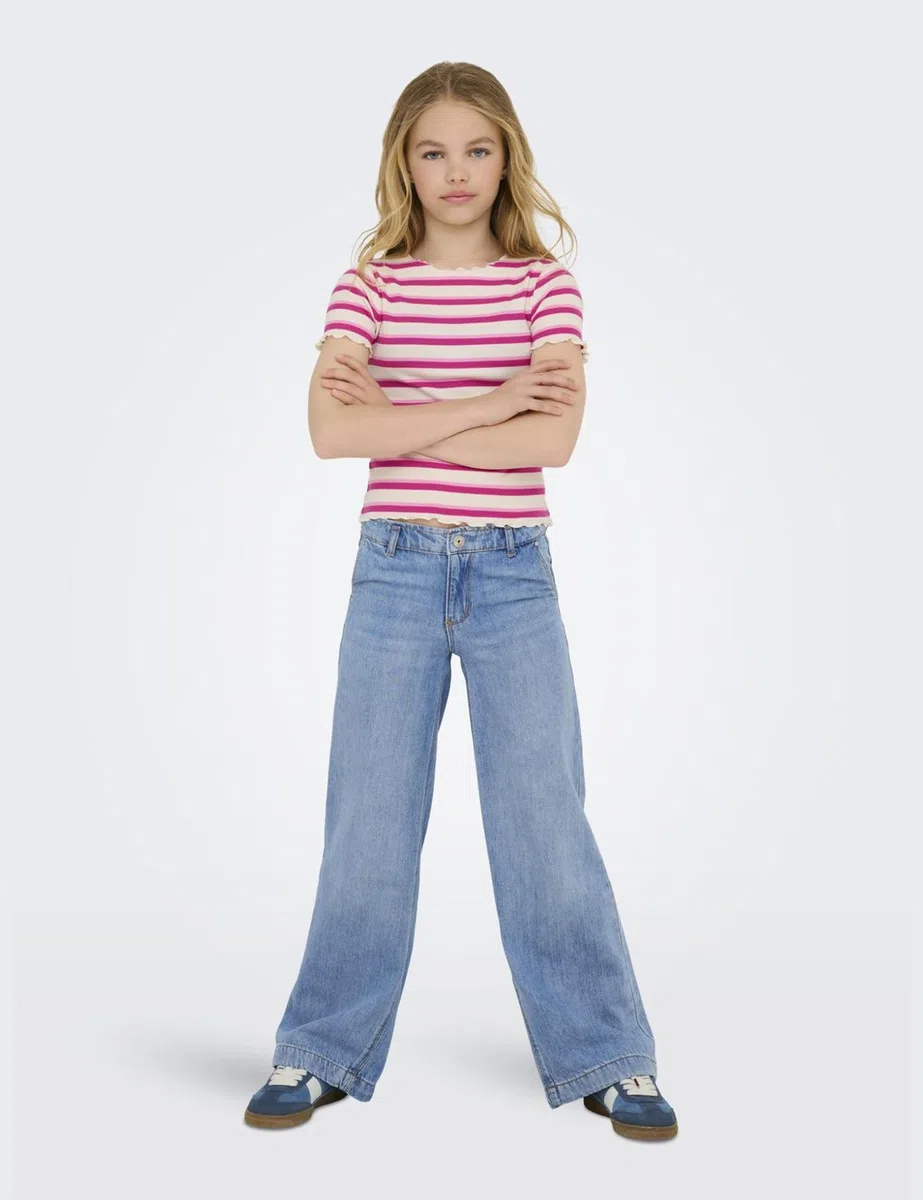 ONLY Wide Fit Jeans KOGCOMET Regular Waist Wide Leg Fit Jeans