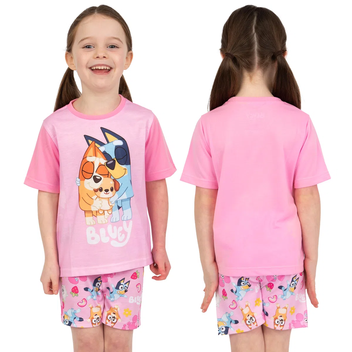 Bluey Pigiama Bambina | Pigiami Ragazza Bingo | 2 Pacchi Set Pigiama Bambino