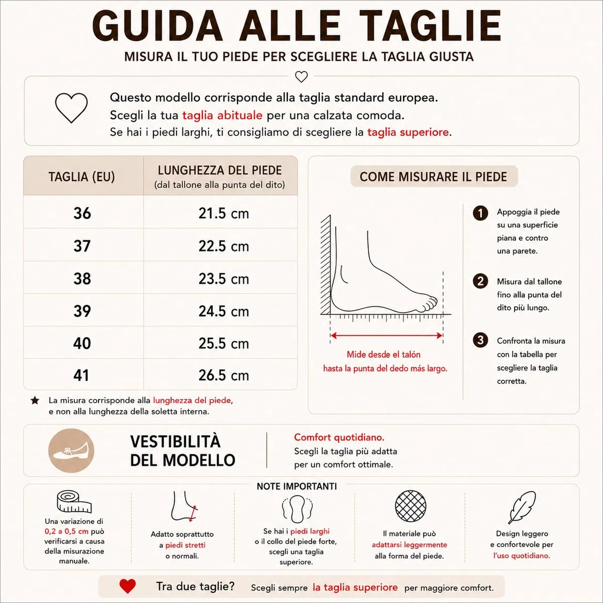 Ballerine da donna in tessuto con fiocco, antiscivolo, tipo manoletina ultra morbide
