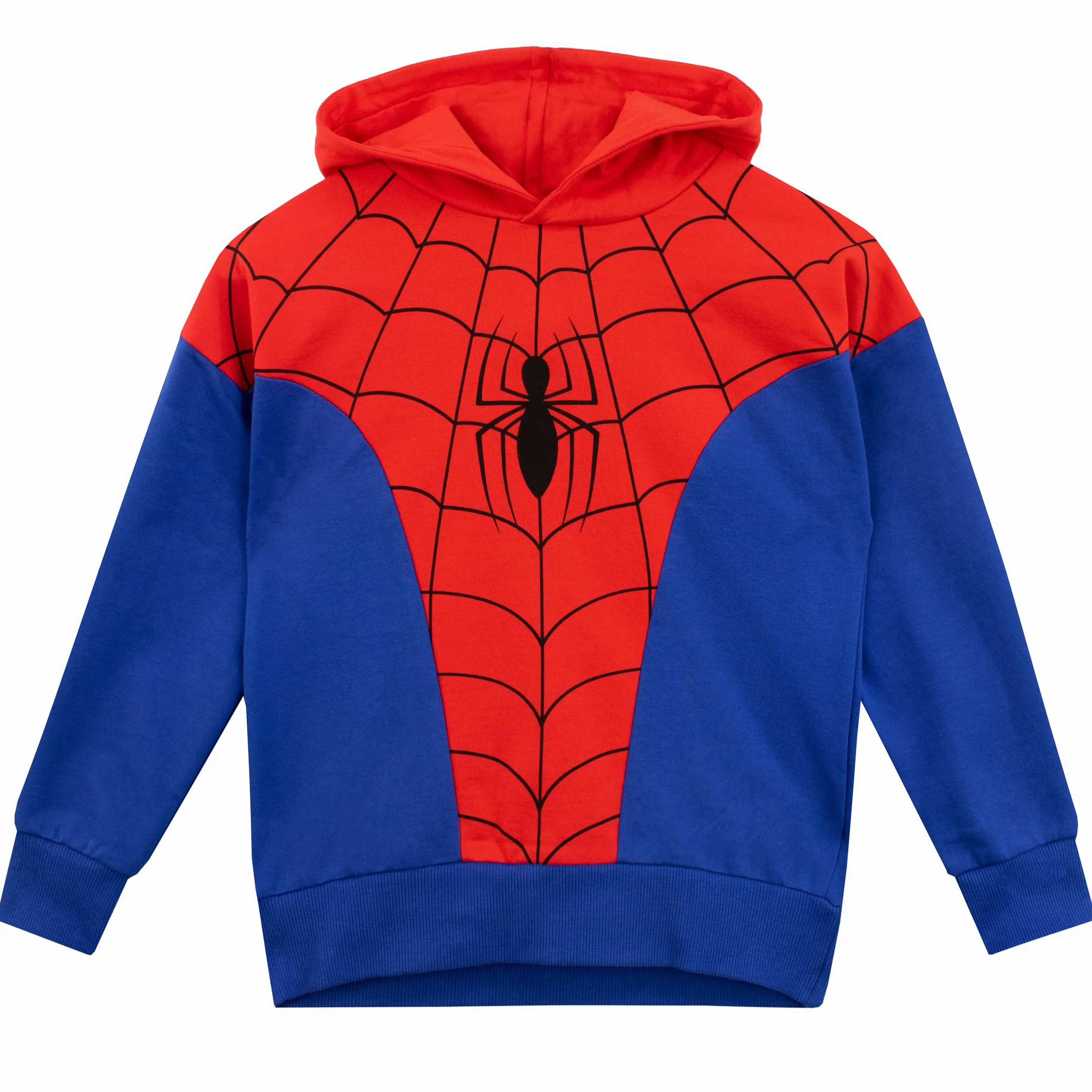 Marvel Felpa per Bambini| Felpa con Cappuccio Spiderman | Maglione per Ragazzi