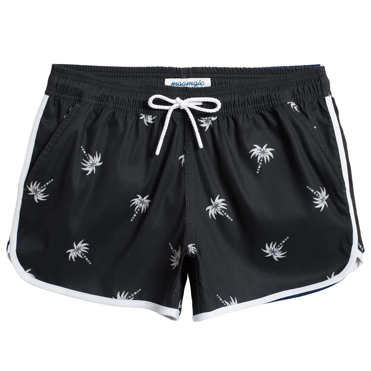 maamgic Pantaloncini da Bagno da Donna Pantaloncini da Donna con Tasca in Rete Hotpants ad Asciugatura Rapida Pantaloncini Sportivi Traspiranti