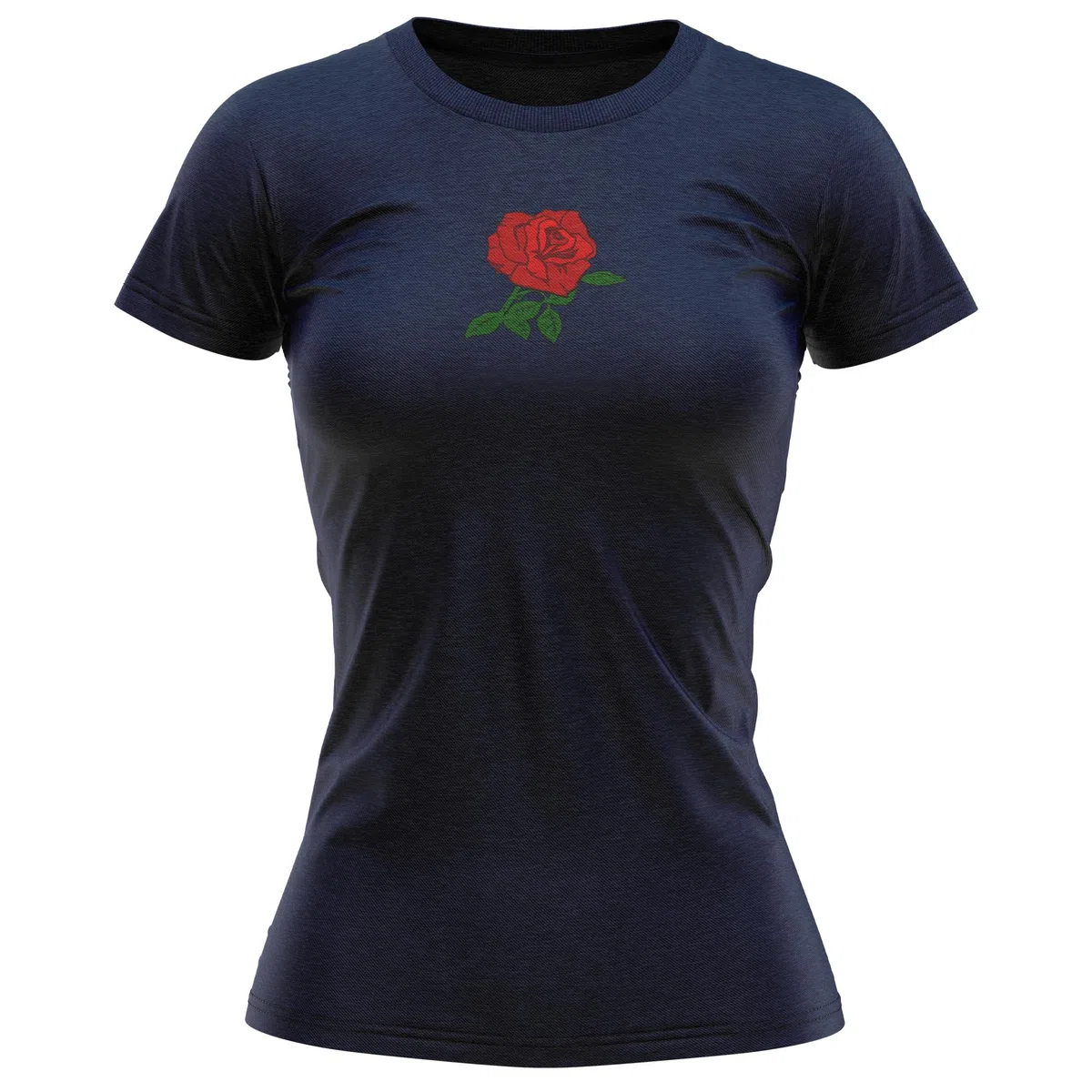 England - Maglietta da donna con logo inglese inglese 1871, motivo: rosa inglese