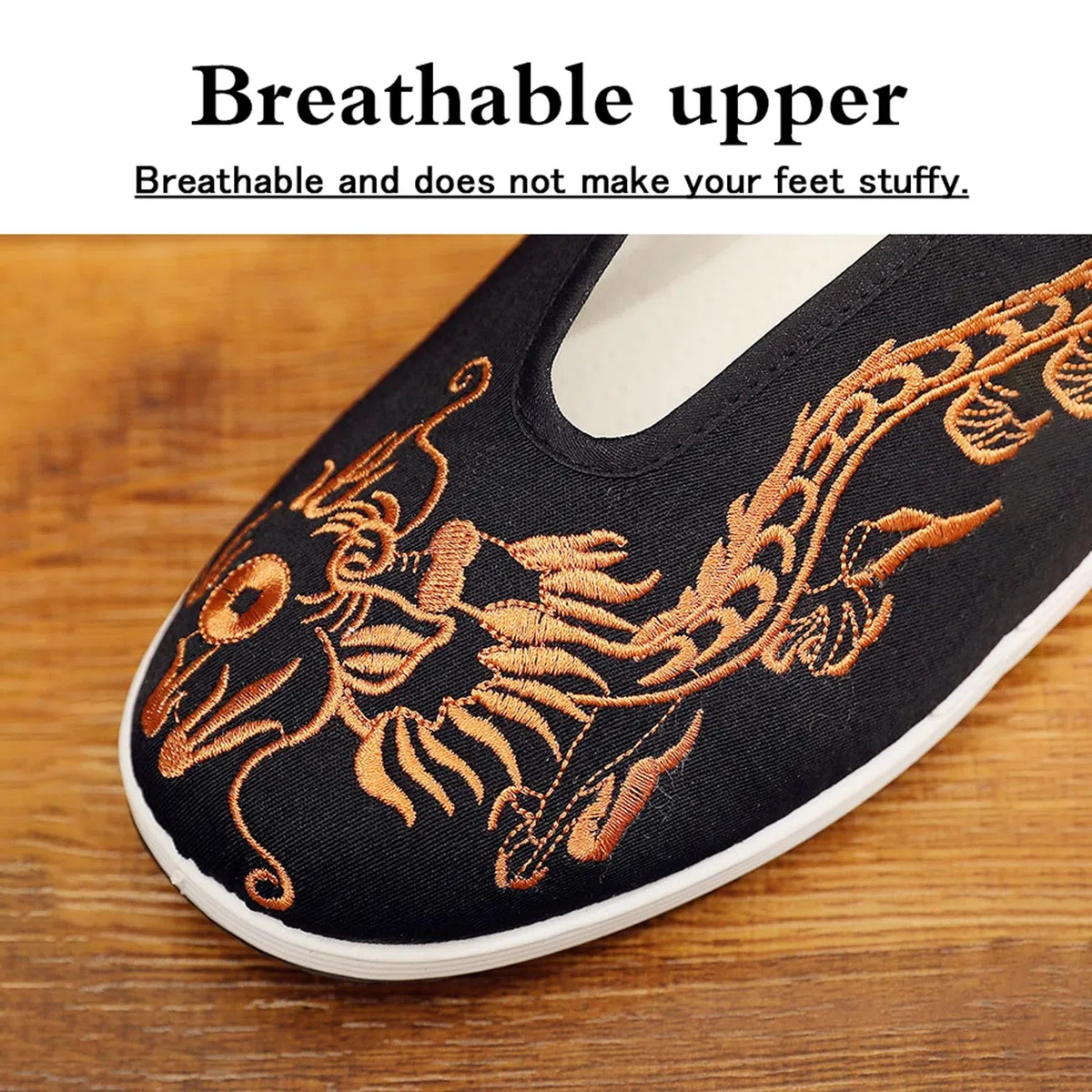 Arti Marziali Tai Chi Scarpe,Kung Fu Tai Chi Scarpe Arti Marziali,Pantofole Stile Cinese,Confortevole e Leggero,per praticare Arti Marziali Come Tai Chi,Qigong,Kung Fu e Wing Chun