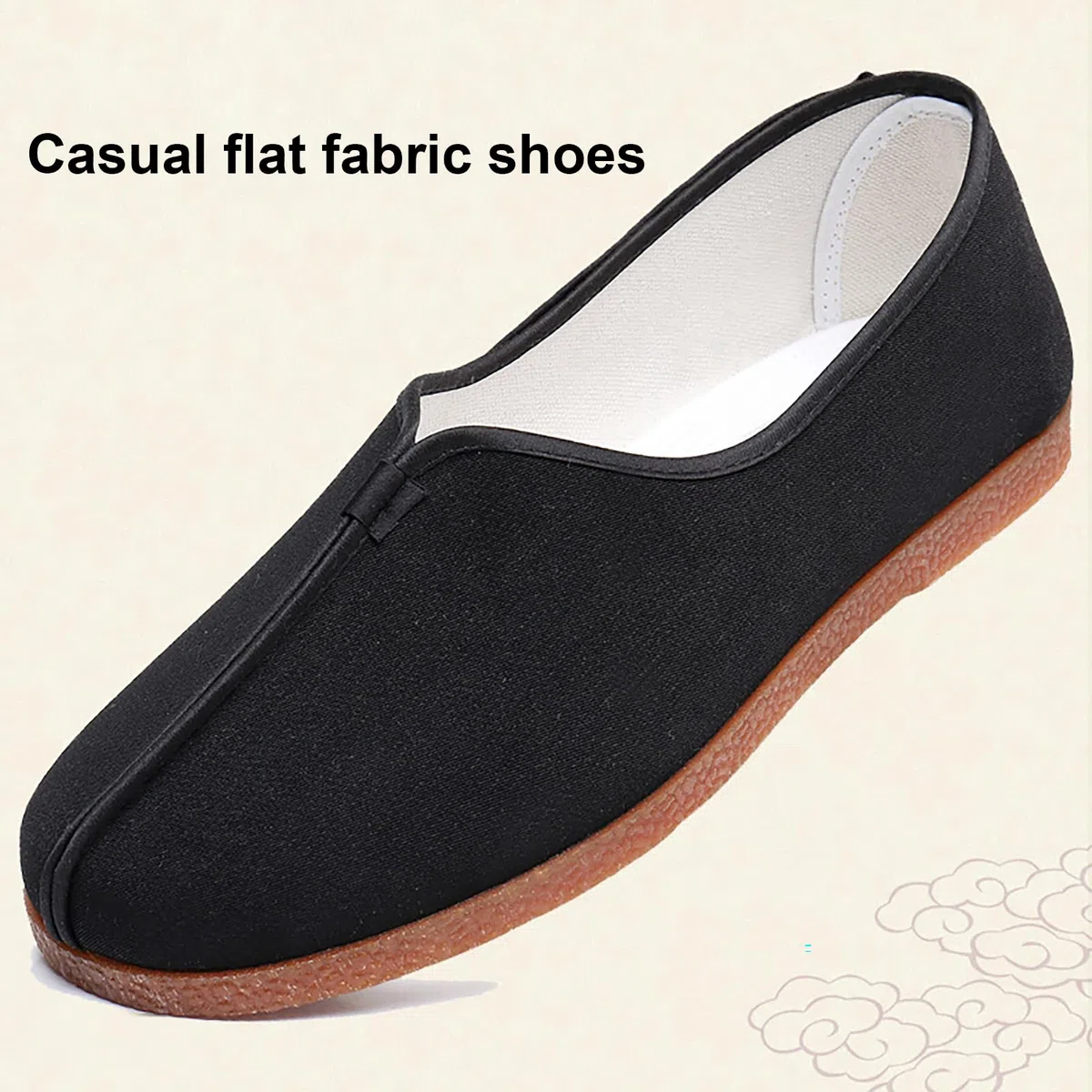 Generico Scarpe Tradizionali Cinesi per Arti Marziali Kung Fu, Scarpe Leggere per Allenamento di Arti Marziali Kung Fu, Scarpe Tradizionali Cinesi in Stoffa Tai Chi della Vecchia Pechino