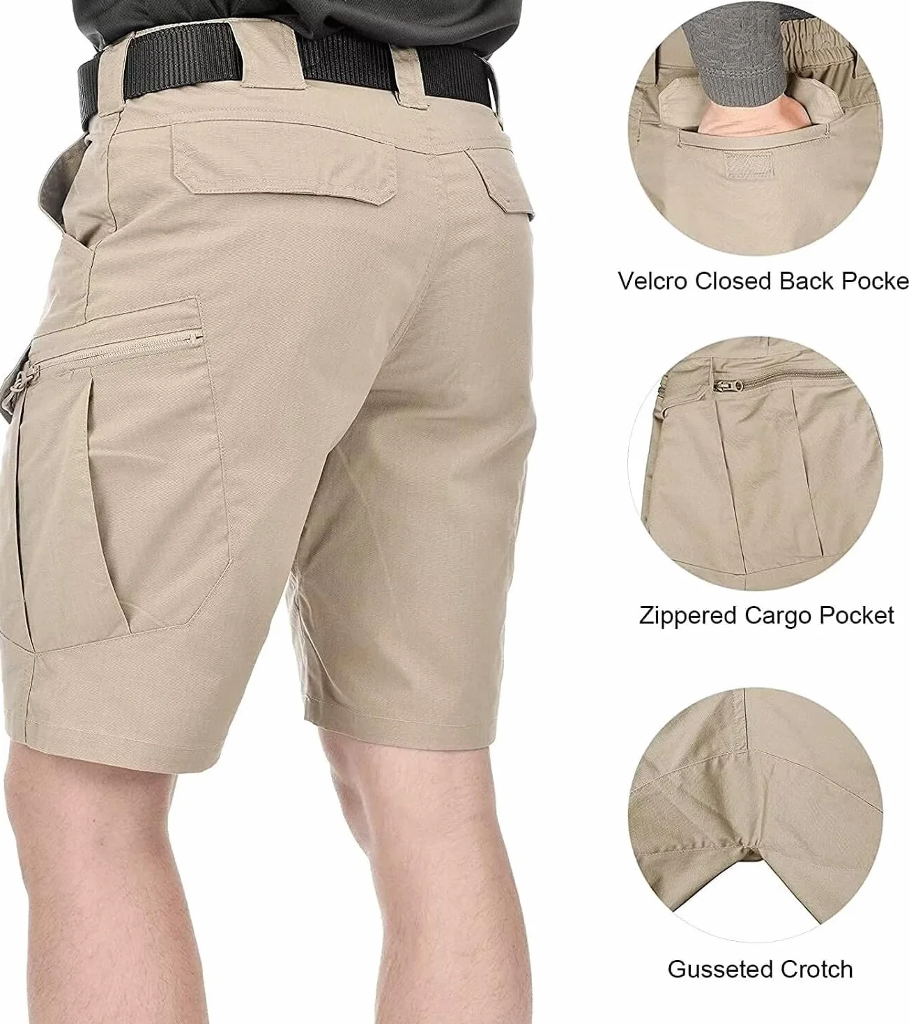 Pantaloncini Uomo Sportivi Pantaloncini Tattici Classici da Uomo Pantaloni Corti Multitasche Impermeabili Aggiornati Ad Asciugatura Rapida Caccia All'Aperto Pantaloncini Cargo