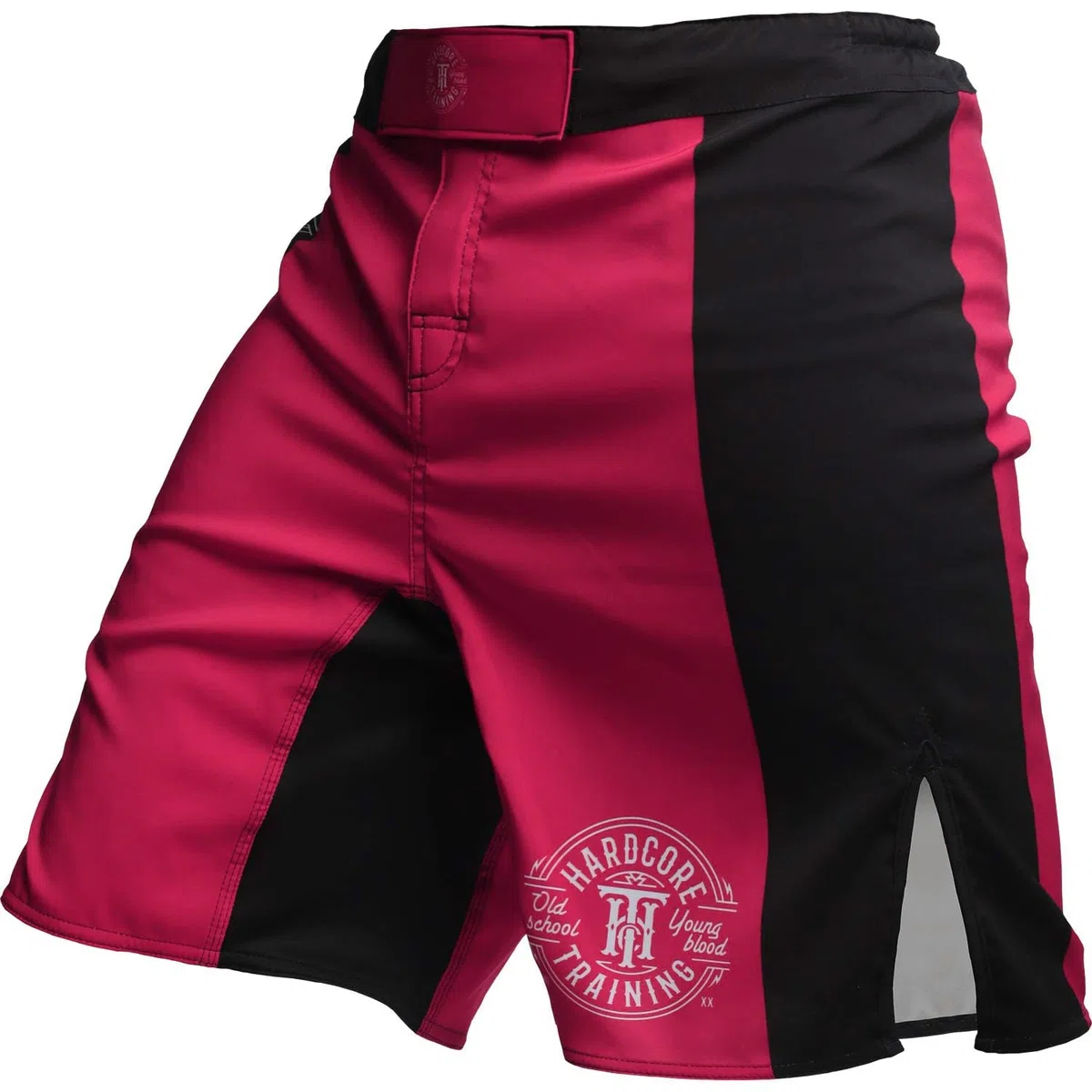 Hardcore Training Shorts da Combattimento Donne Rosa MMA Boxe Fitness Muay Thai Kickboxing Combattimento Grappling Pantaloncini Palestra Femminile Allenamento (XL, Rosa)