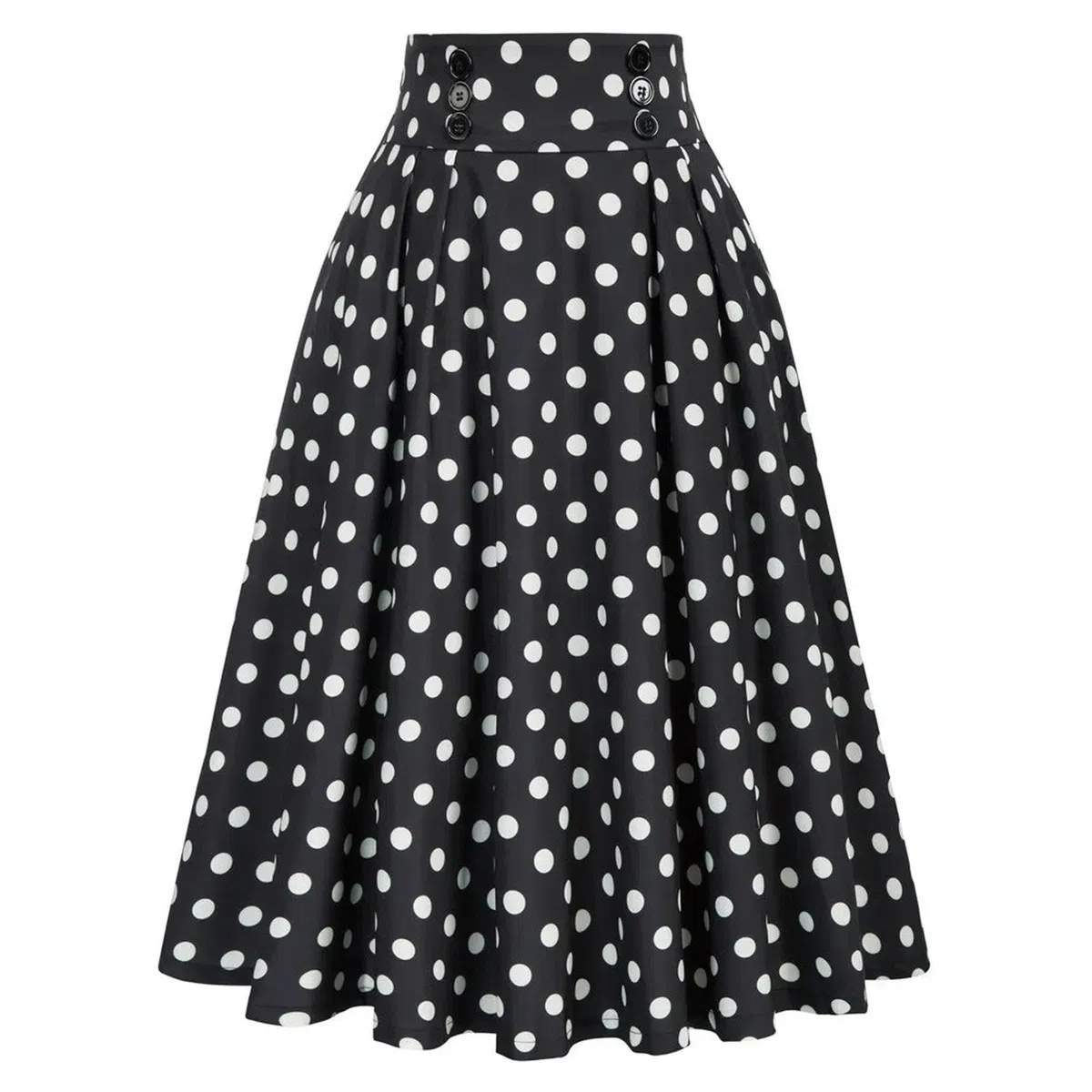 Gonna Longuette Scozzese da Donna Gonna a Pieghe Vintage a Vita Alta con Tasche Gonne Eleganti Svasate a Vita Elastica
