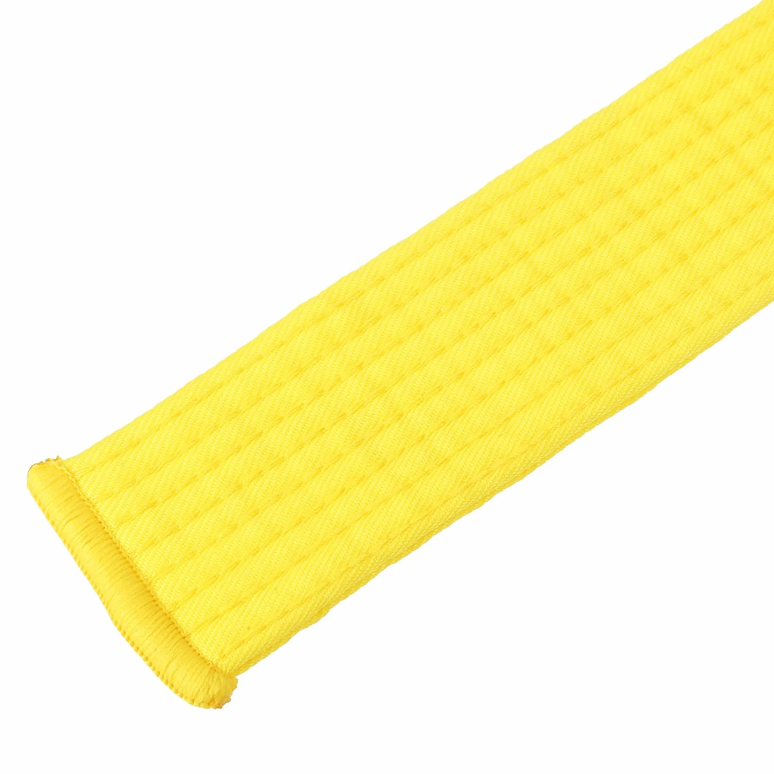 PATIKIL Cintura di Rango Colorata Taekwondo 1,6" x11,8 Piedi 3,6m, Cintura da Karate Judo Arti Marziali in Cotone per Insegnamento Allenatore, Giallo