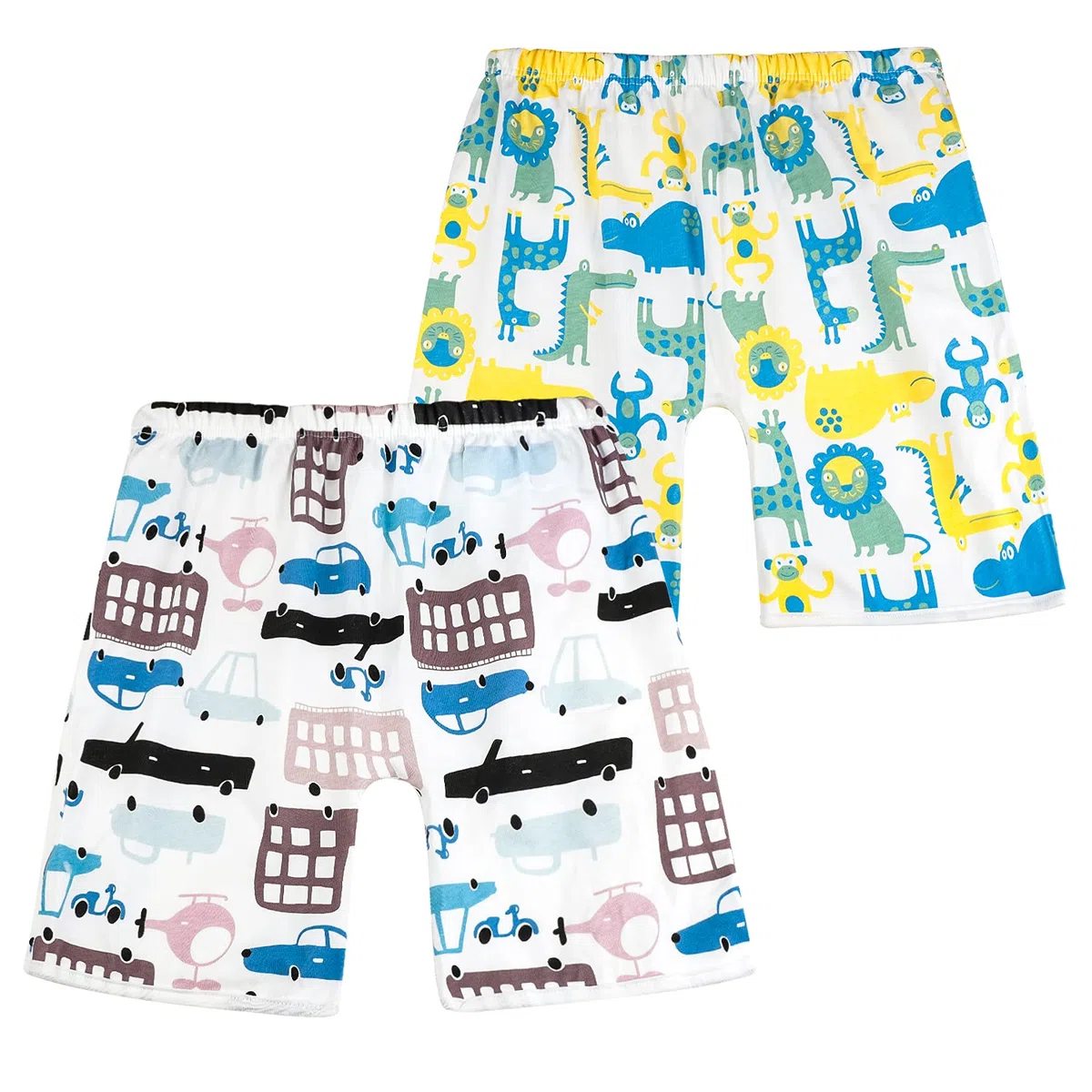 FLYISH DIRECT 2 Pezzi Pantaloni da Allenamento per Neonati Pantaloni da Pannolino assonnato Imbottitura in Cotone Intimo da vasino Intimo per Pannolini