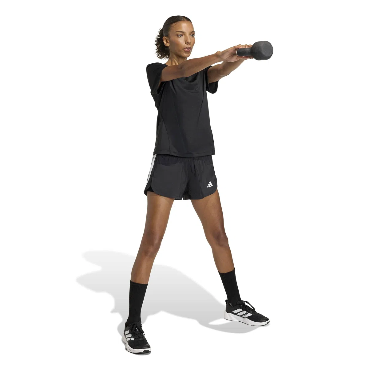 adidas Women Short Allenamento Pacer Woven 2in1