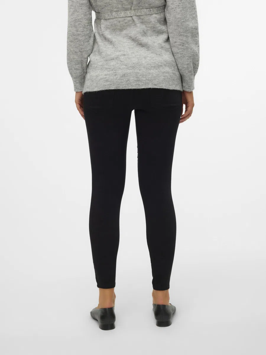 Mamalicious - Mllucy - Pantaloni Slim Neri A. Noos, Pantaloni Donna