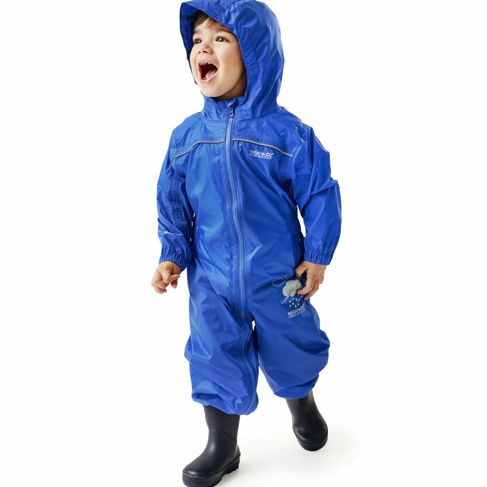 Regatta Puddle IV Tuta Integrale Impermeabile Unisex - Bambini e ragazzi