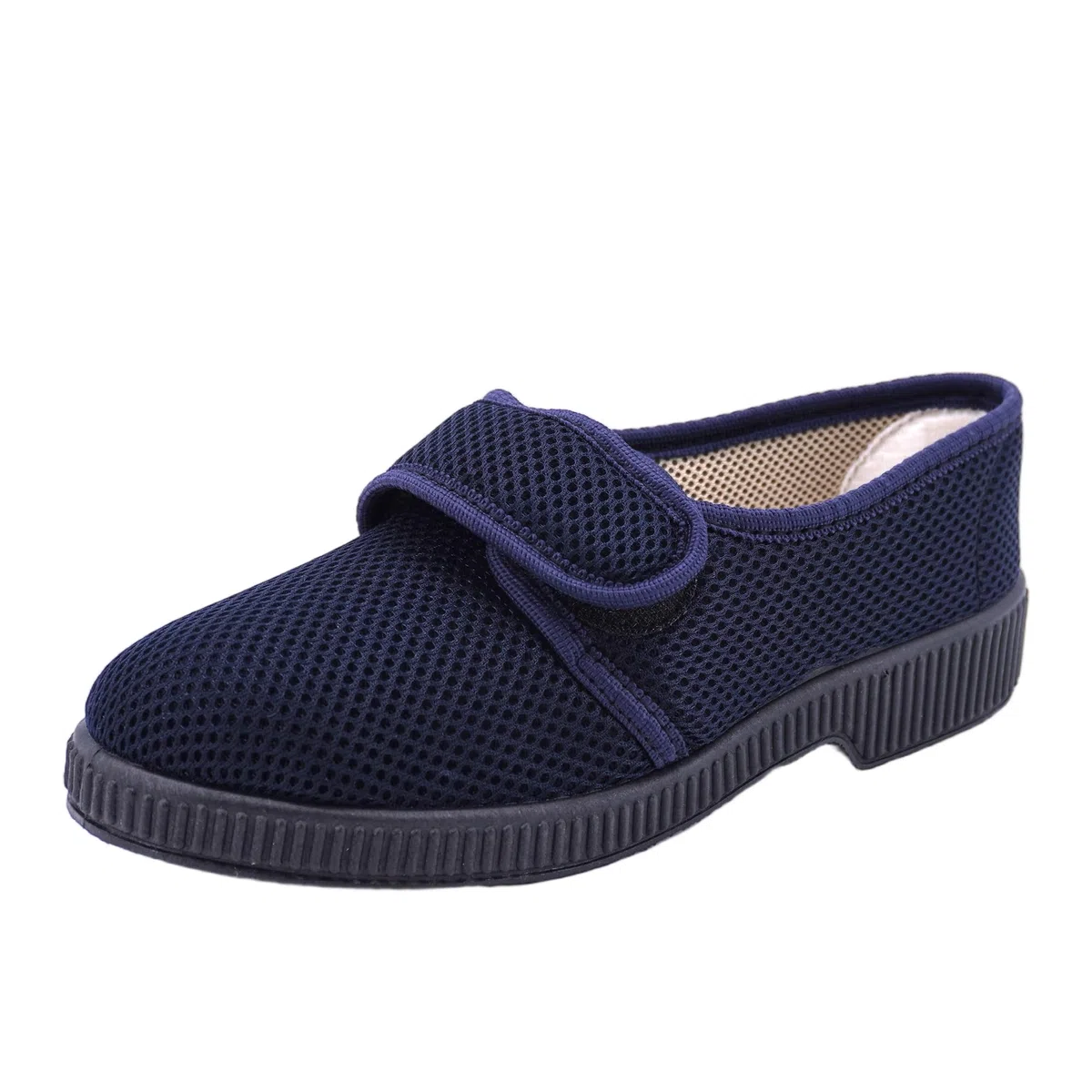 JOMIX Pantofole Uomo con Strappo Ciabatte Ortopediche da Anziani Traspirante Leggere Diabetiche Scarpe Estive Comode Antiscivolo per Piedi Gonfi