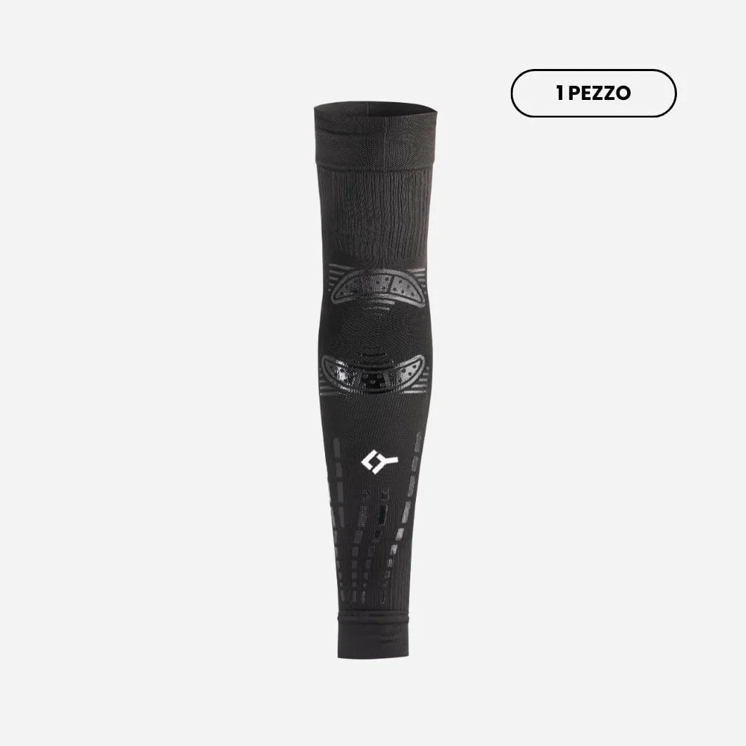 FLOKY 1pz Manicotto No Strain Evolution Multisport. Tennis Padel Basket. Riduce Vibrazioni, sostiene Gomito e avambraccio. Manicotto a Compressione, stabilizza tendini Muscoli