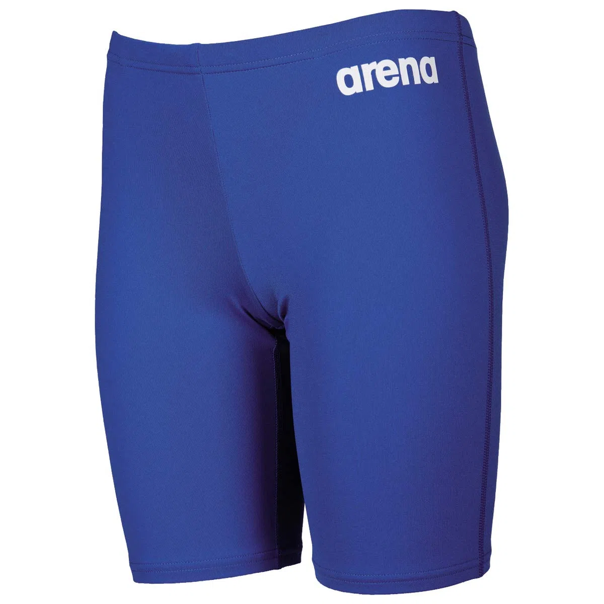 arena Solid Junior Costume da Bagno Bambino per Piscina, Costume Jammer da Gara in Tessuto MaxLife con Massima Resistenza al Cloro e Protezione UV 50+