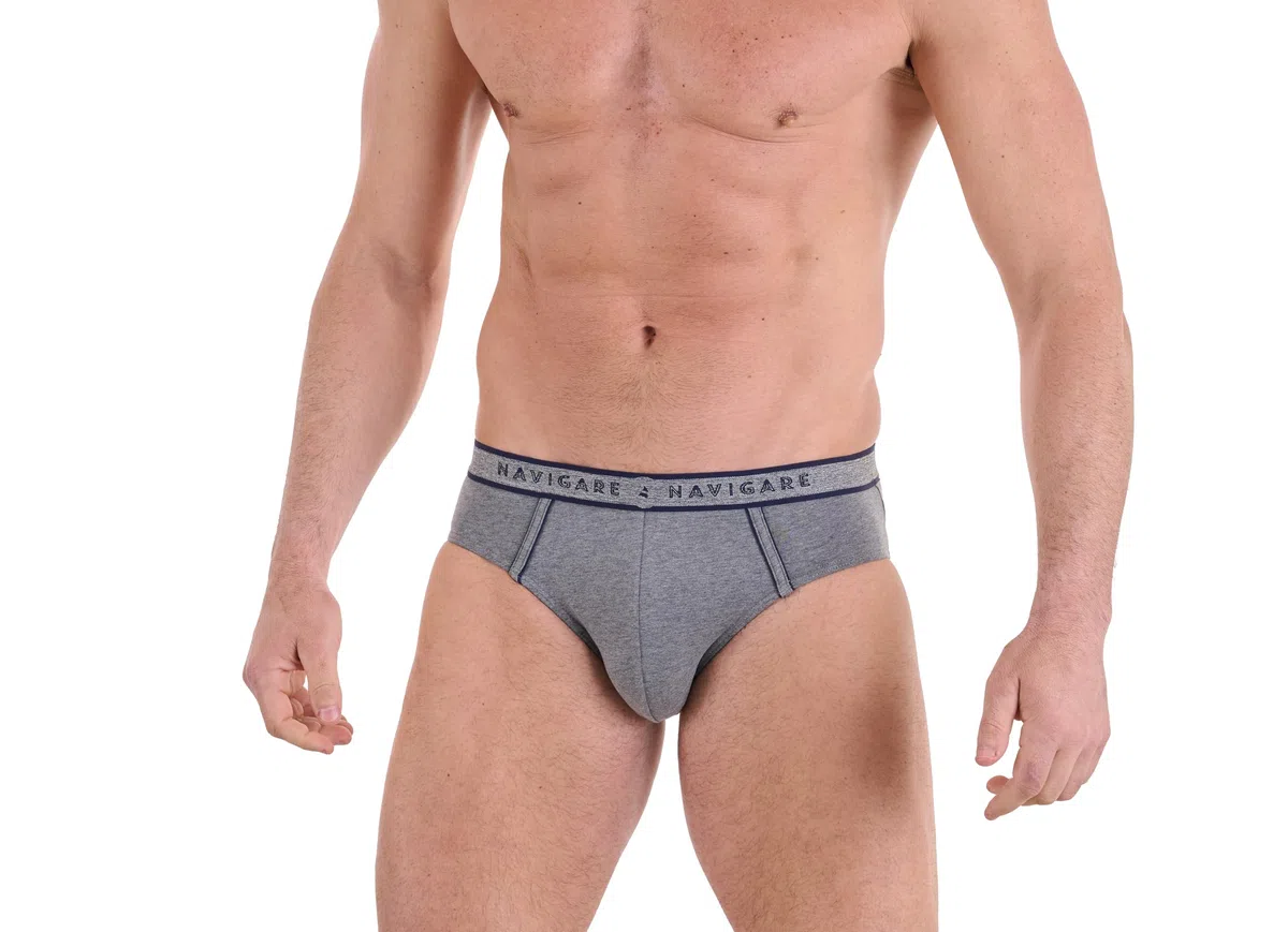 Navigare Slip Uomo – Pack da 6 – Jersey Cotone Elasticizzato Slip Uomo (Pacco da 6)