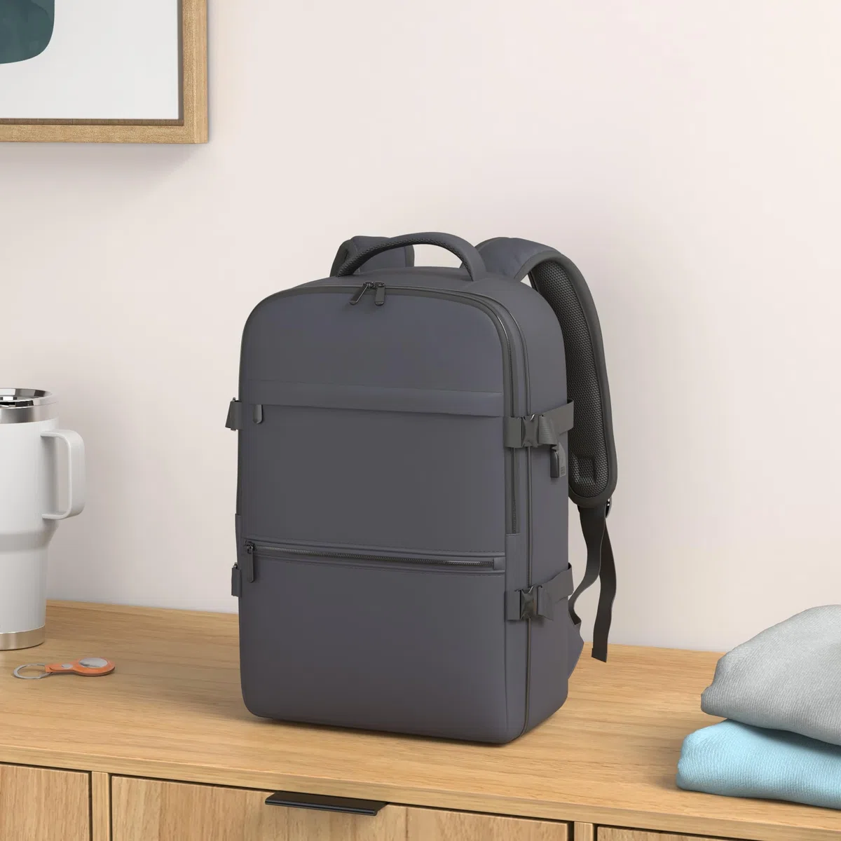 xlodea Zaino Ryanair 40x30x20 Bagaglio a Mano Zaino da Viaggio Aereo Borse da Cabina 40x30x20 per Voli Zaino Donna Uomo con Custodia per trolley