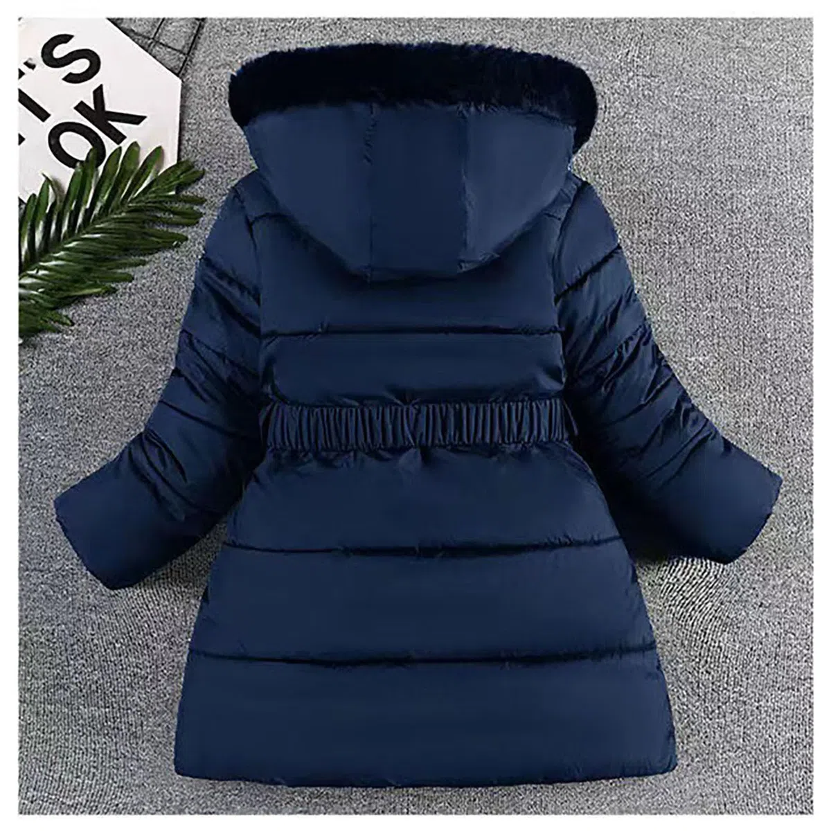 Ragazze Piumino Nero Lungo Morbido Leggero Calore Straniero Giacca Imbottita Per Il Freddo Abbigliamento All'aperto Alla Moda Cappotto in Pile Spesso di Cotone per Ragazze Comodo