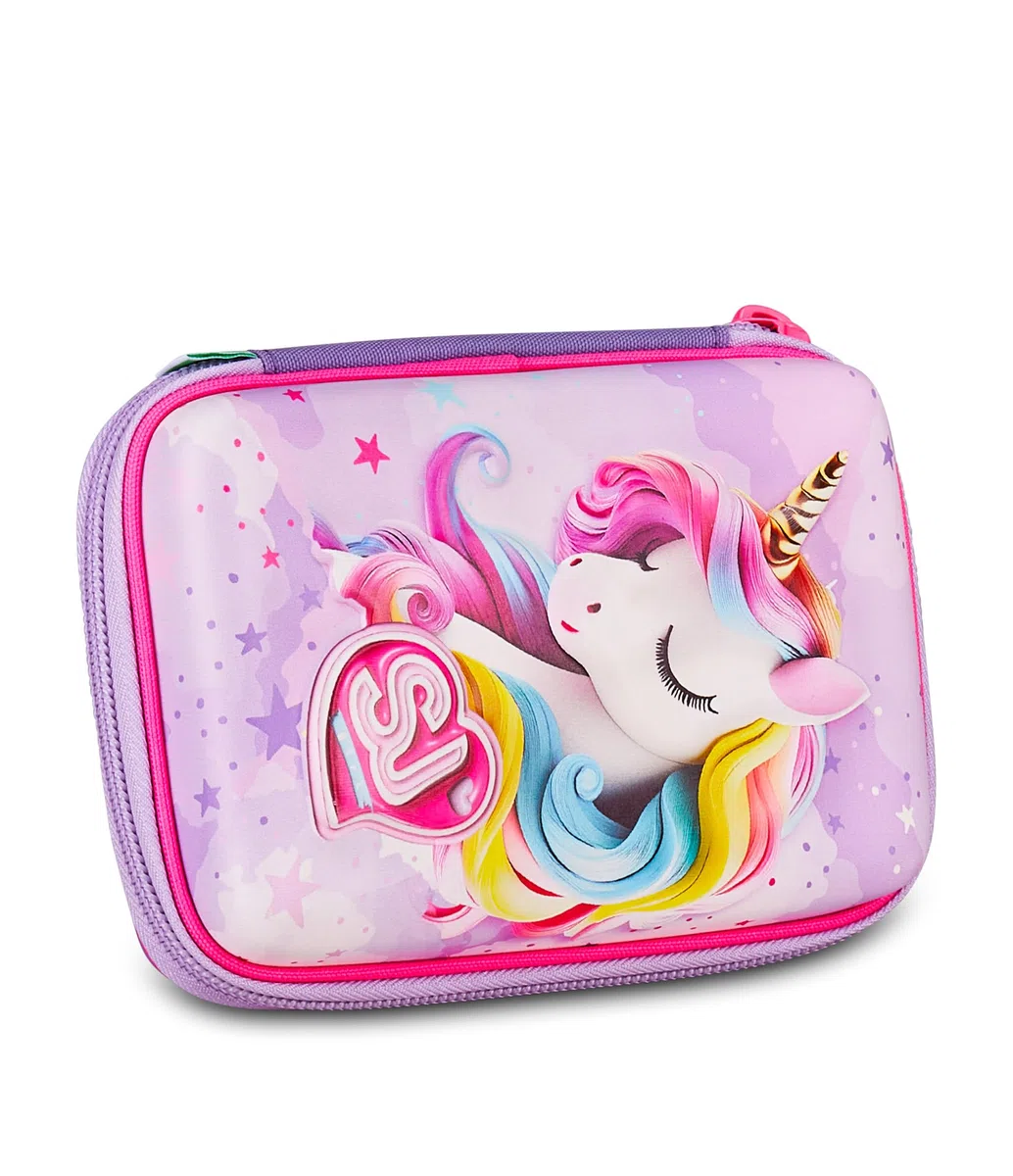 SJ GANG STYLE JAM GANG Astuccio Scuola Speed Pad, Rosa, Portapenne Mono Scomparto con Plance Amovibili, Completo Di Penne, Matite, Colori, Accessori Zaino, Scuola Elementare, Bambina